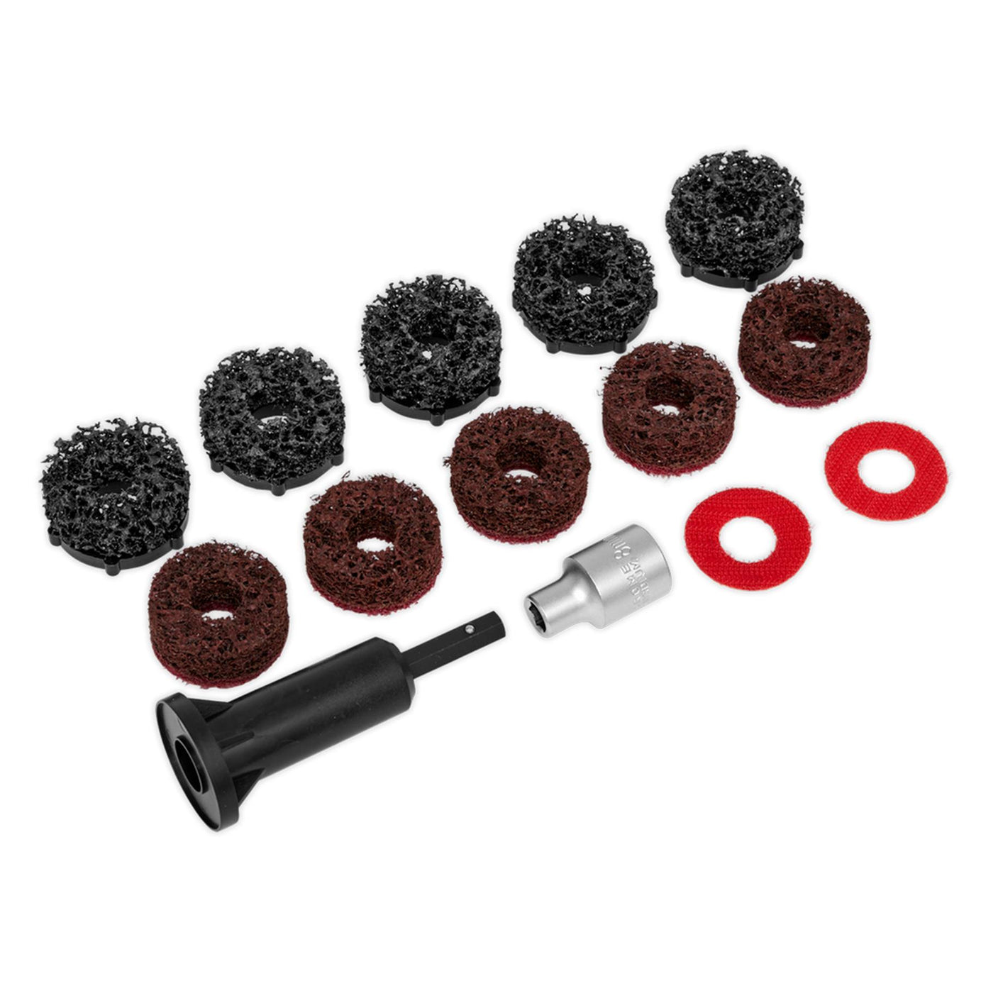 Sealey Stud Hub Cleaner 14pc Cleaning pads VS8002