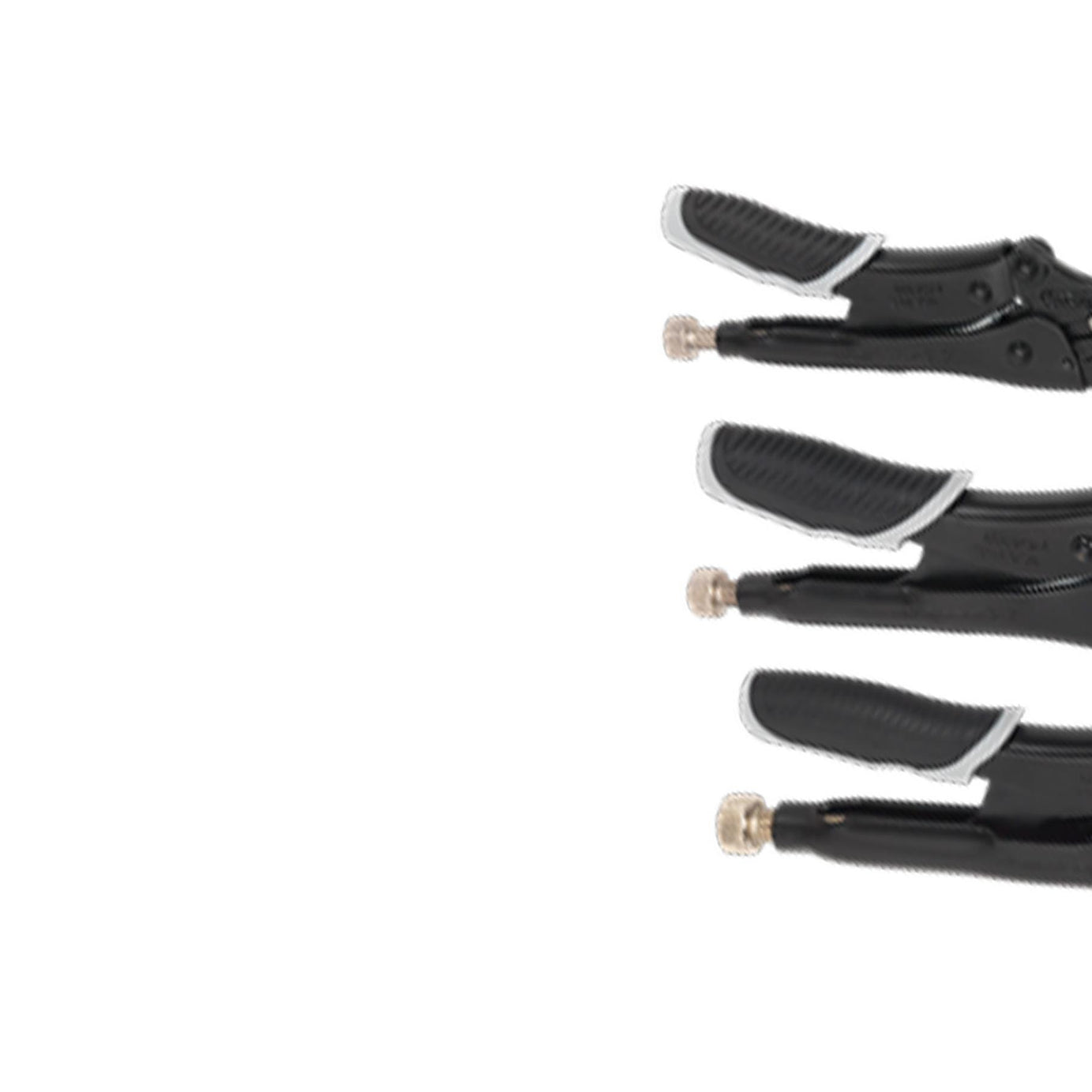 Sealey Locking Pliers Set 3pc Quick Release Black Series