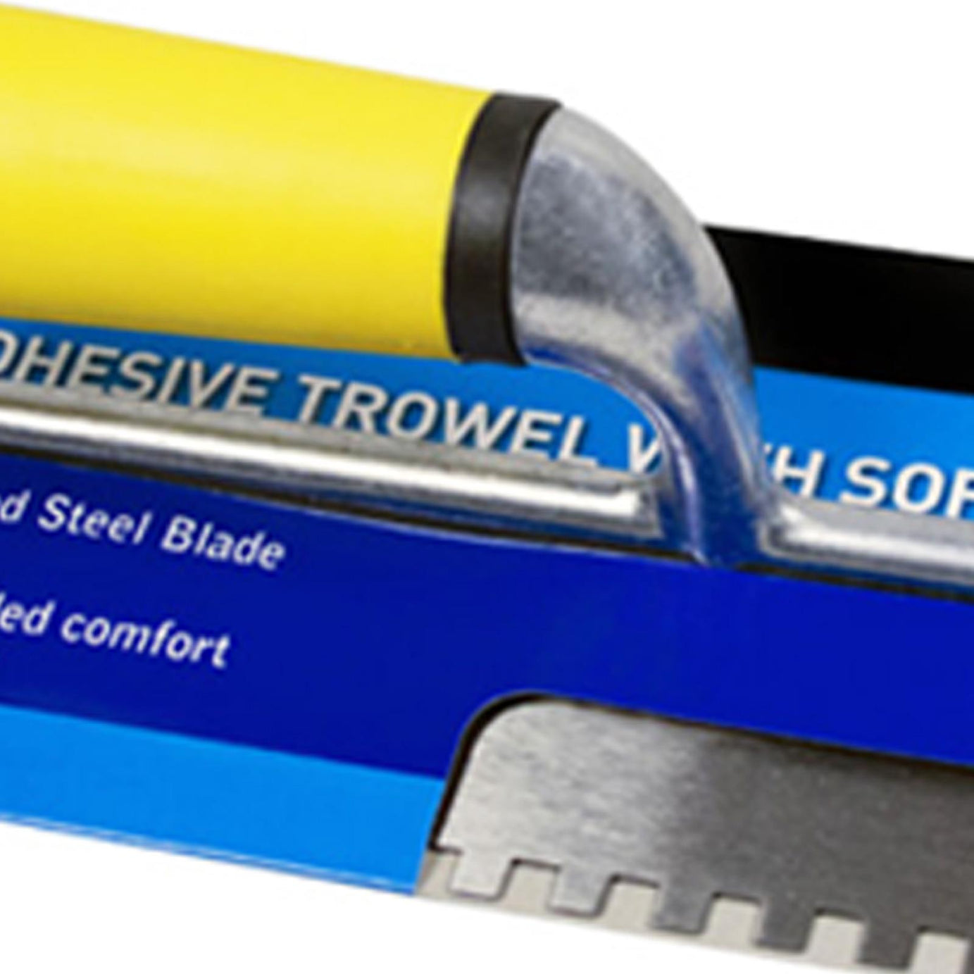 BlueSpot 11" 280mm Tilers Floor 6mm Square Notch Adhesive Stainless Steel Trowel Soft Grip