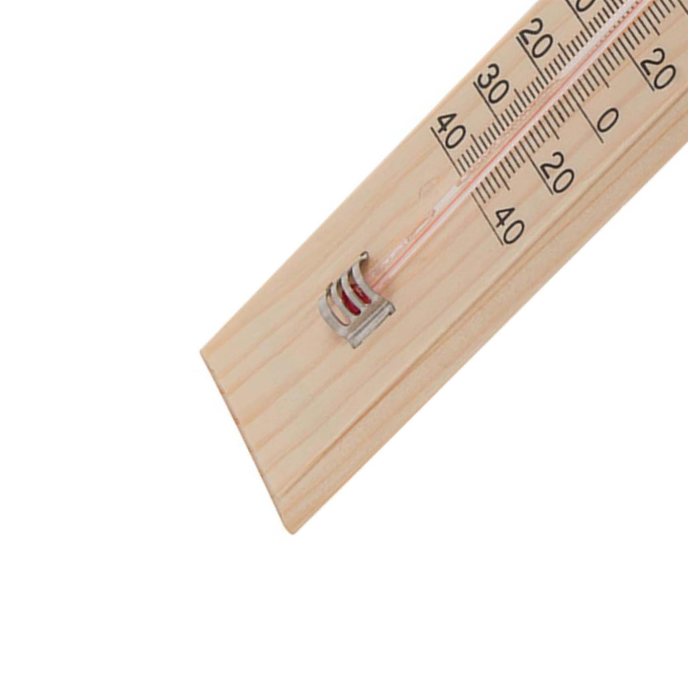 Wooden Thermometer -40° To °C Celsius And Fahrenheit Temperature Scale
