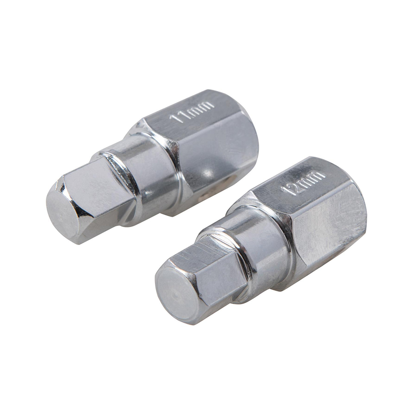 Universal Drain Plug Key Set 12Pc 3/8" / 8 - 17mm Hexagonal And Square Shaped
