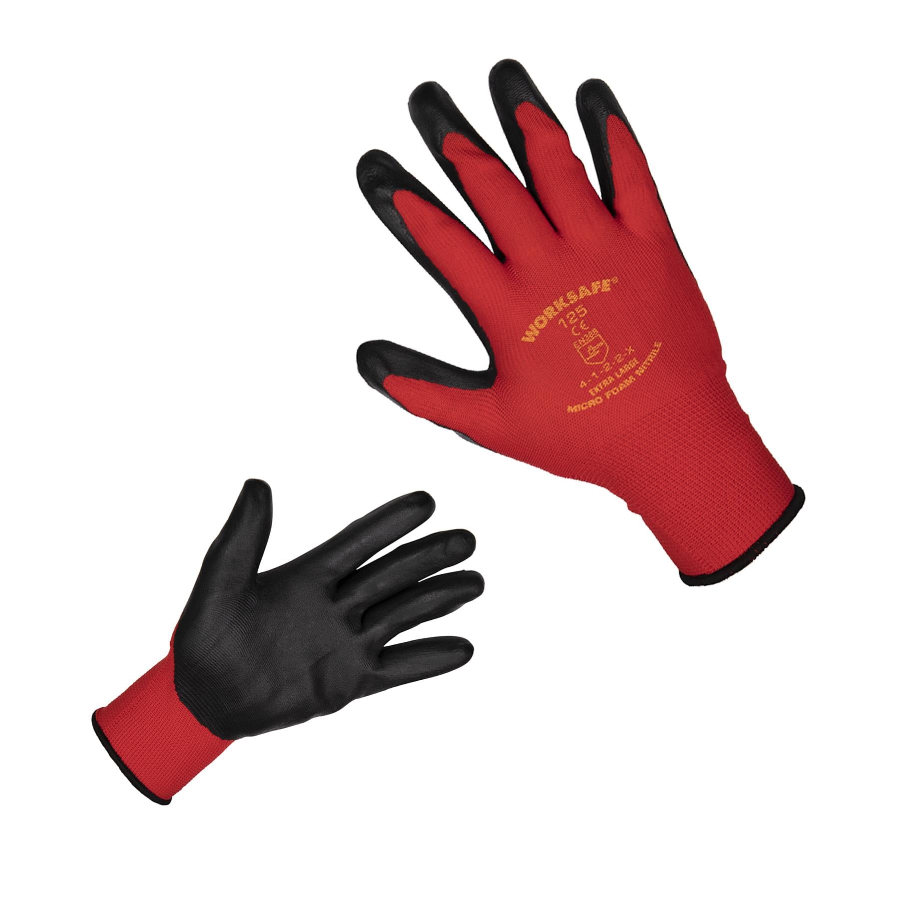 Sealey Flexi Grip Nitrile Palm Gloves (X-Large) - Pair