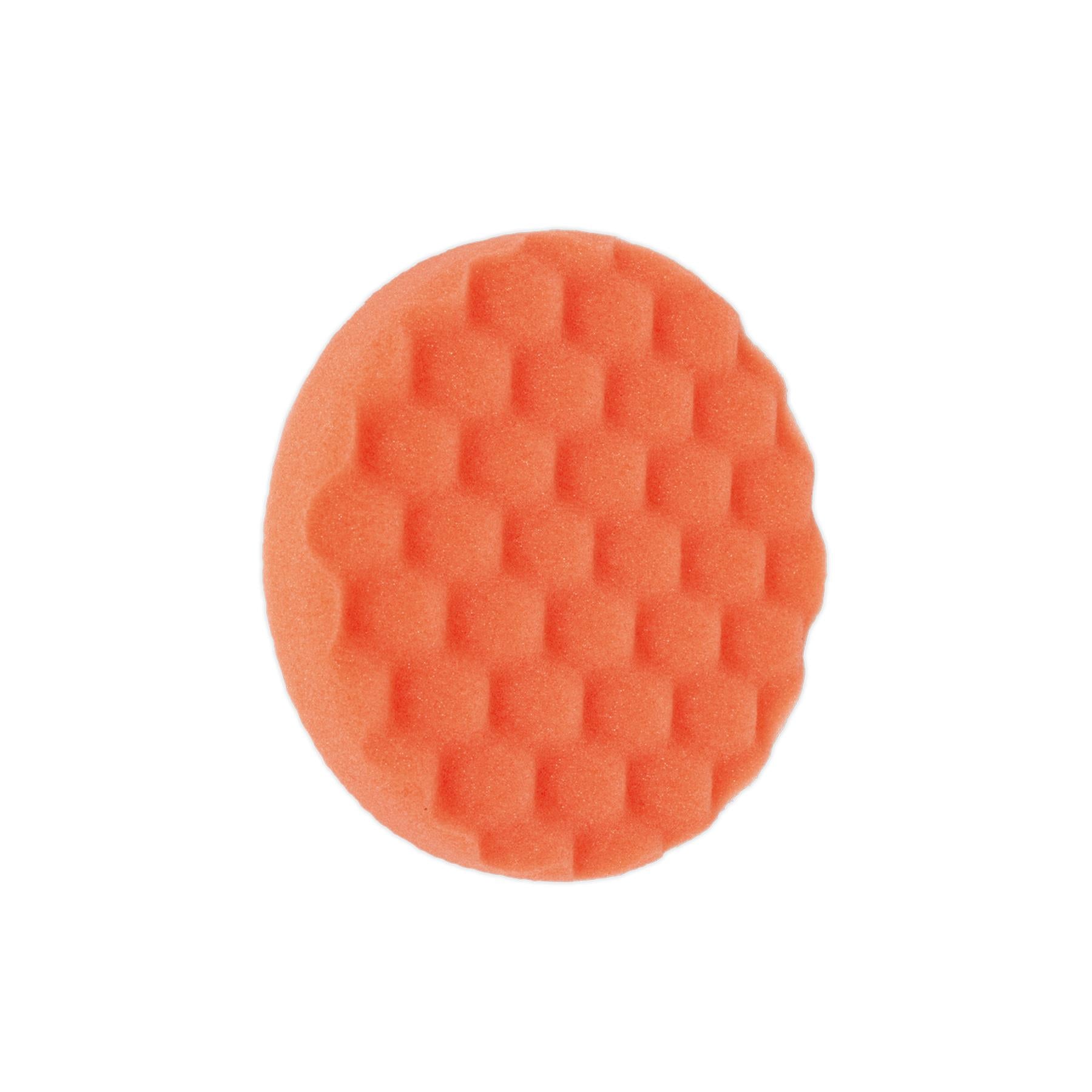 Sealey Buffing & Polishing Foam Head Hook/Loop 150x25mm Orange/Firm