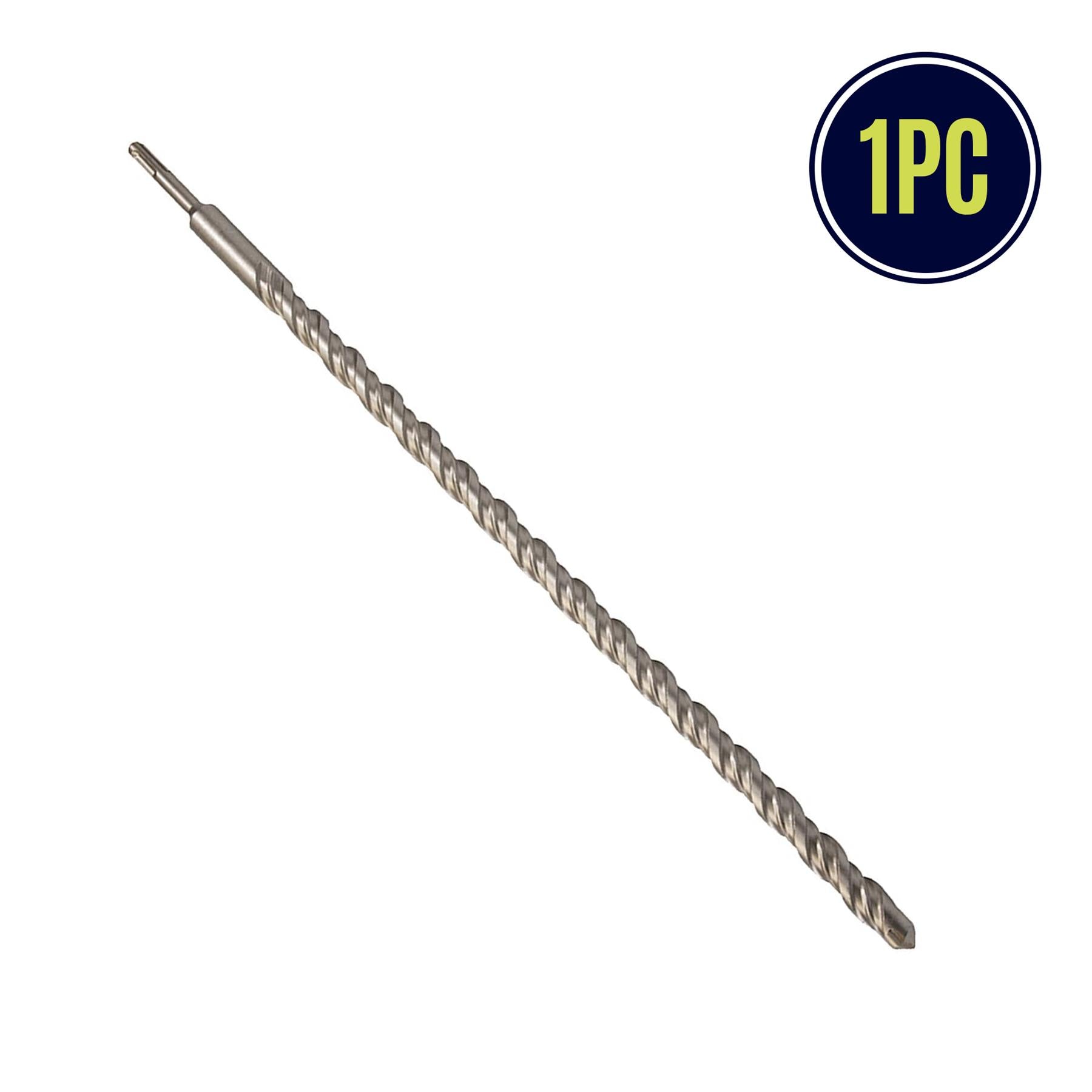 SDS+ PLUS MASONRY DRILL BIT 24 x 600mm, TUNGSTEN CARBIDE TIP, FOR STONE CONCRETE BRICK