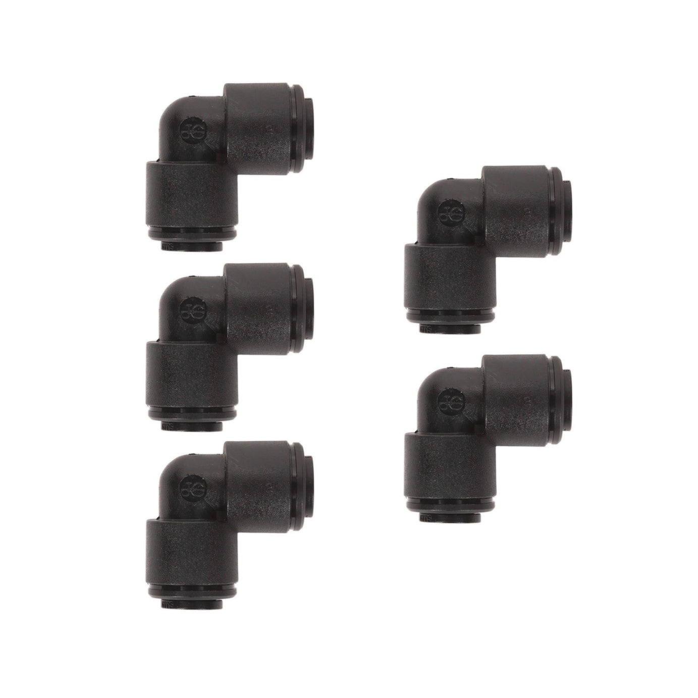 Sealey Elbow Coupling 6mm Pack of 5 (John Guest Speedfit - PM0306E)