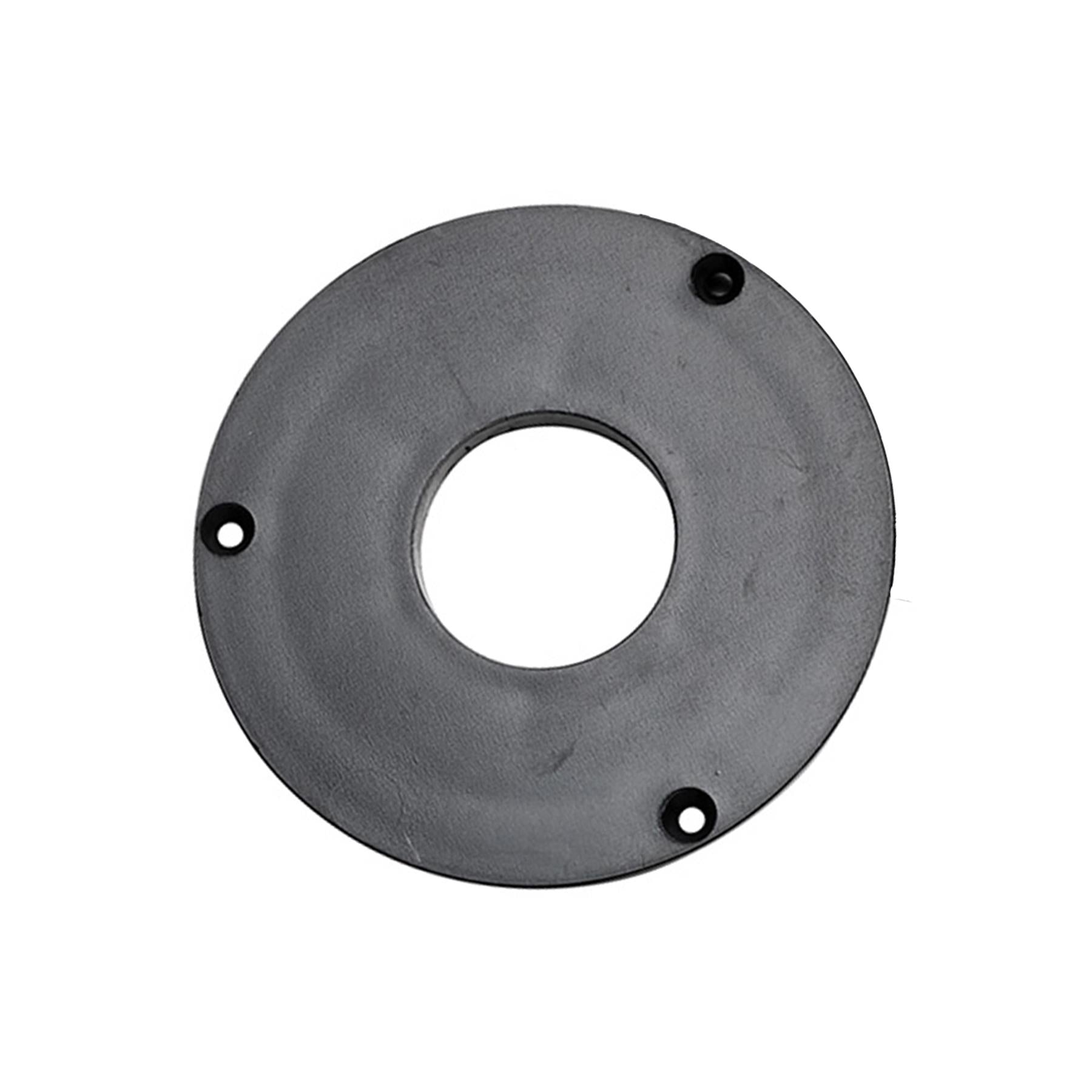 For Woodworking Aluminum Router Table Insert Plate With 4 Rings Sturdy Plastic