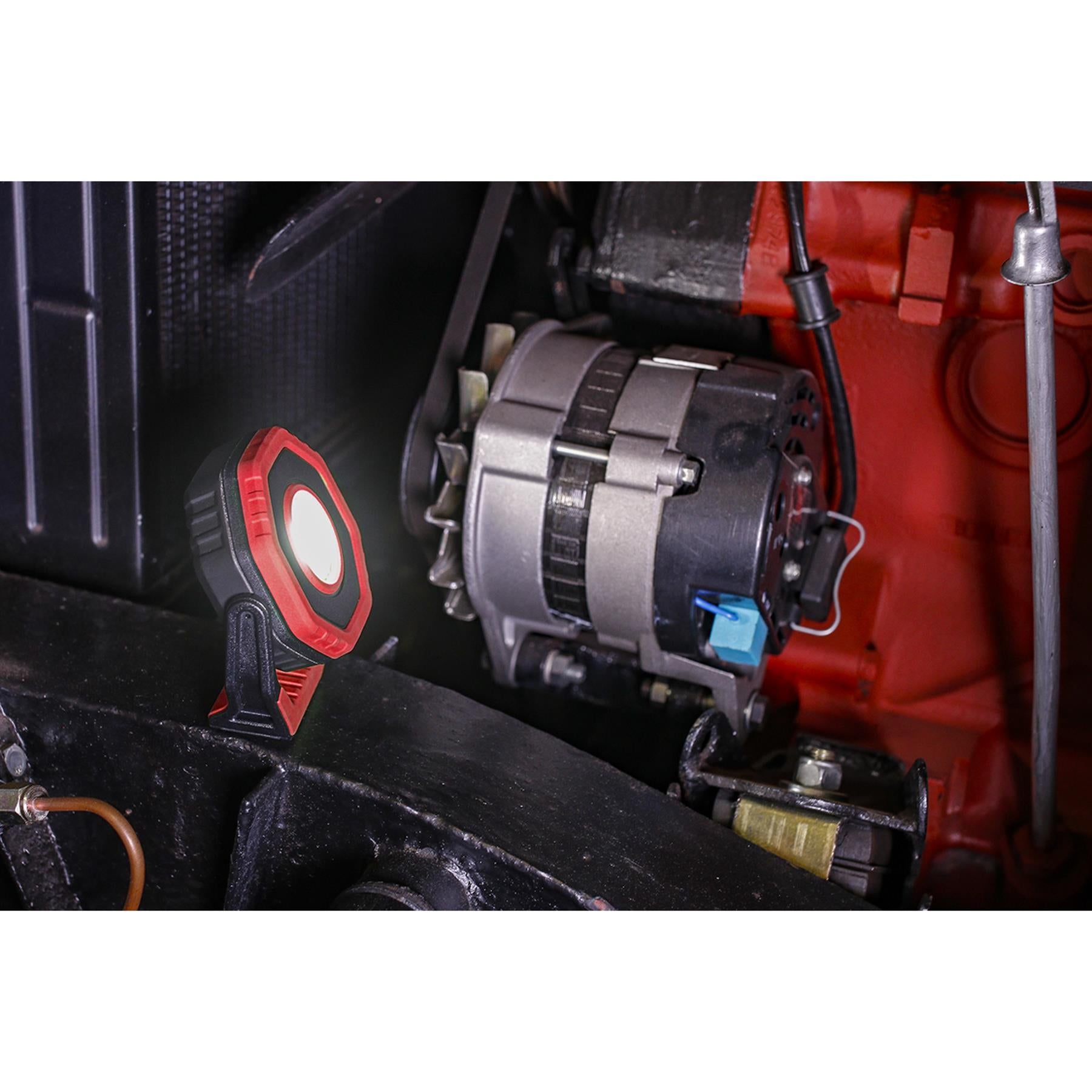 Sealey R/Charge Pocket Floodlight with Magnet 360 7W COB LED - Red