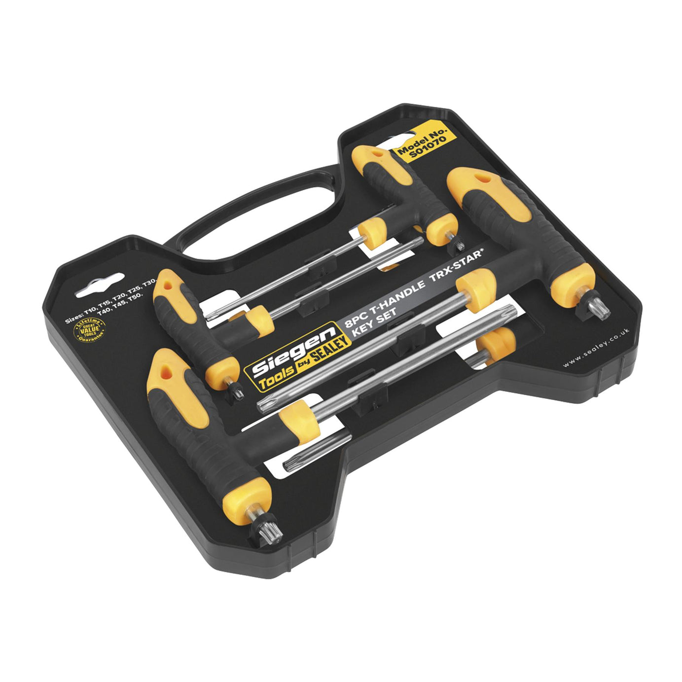 Sealey T-Handle TRX-Star* Key Set 8pc