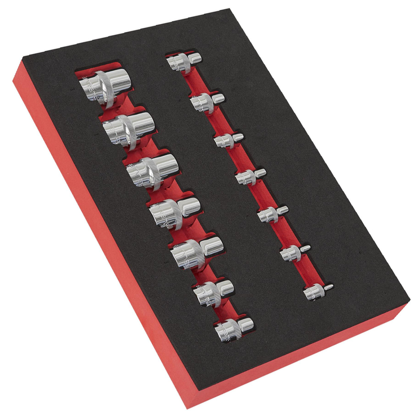 Sealey TRX-Star* Socket Set 14pc 1/4", 3/8" & 1/2"Sq Drive E4-E24