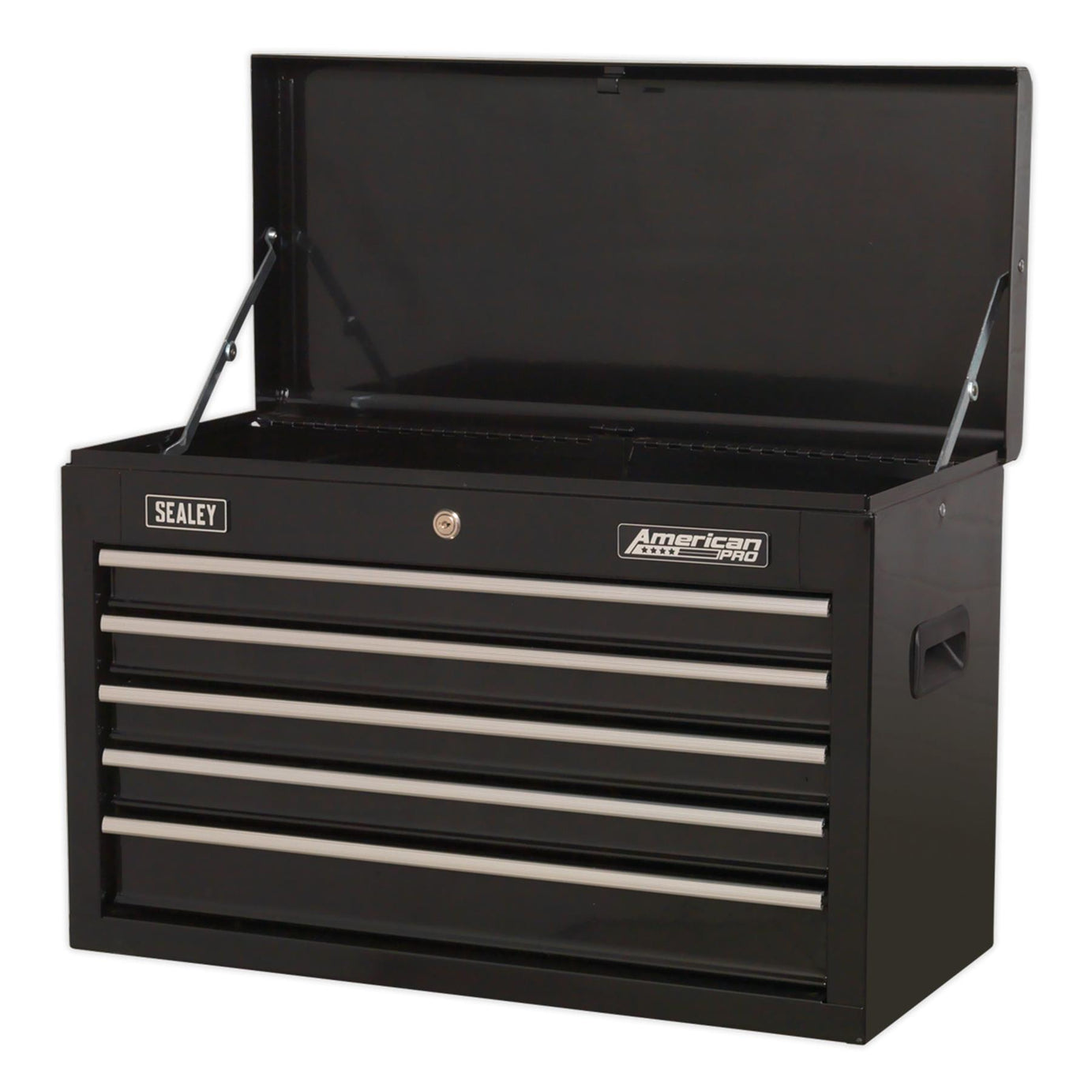 Sealey Topchest 5 Drawer with Ball-Bearing Slides - Black