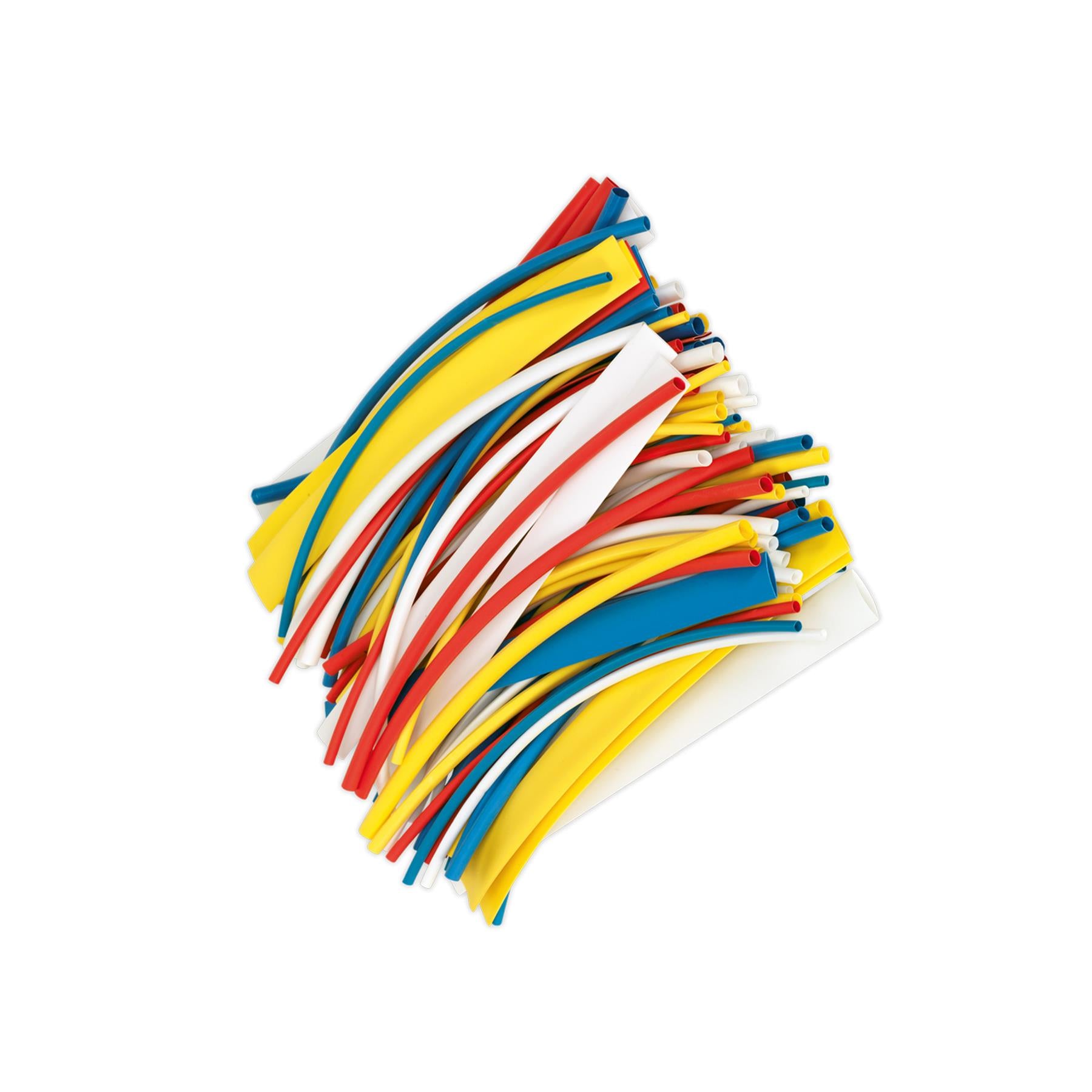 Sealey Heat Shrink Tubing Mixed Colours 200mm 100pc