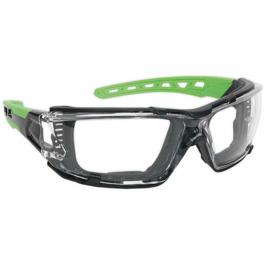 Sealey Safety Spectacles with EVA Foam Lining - Clear Lens