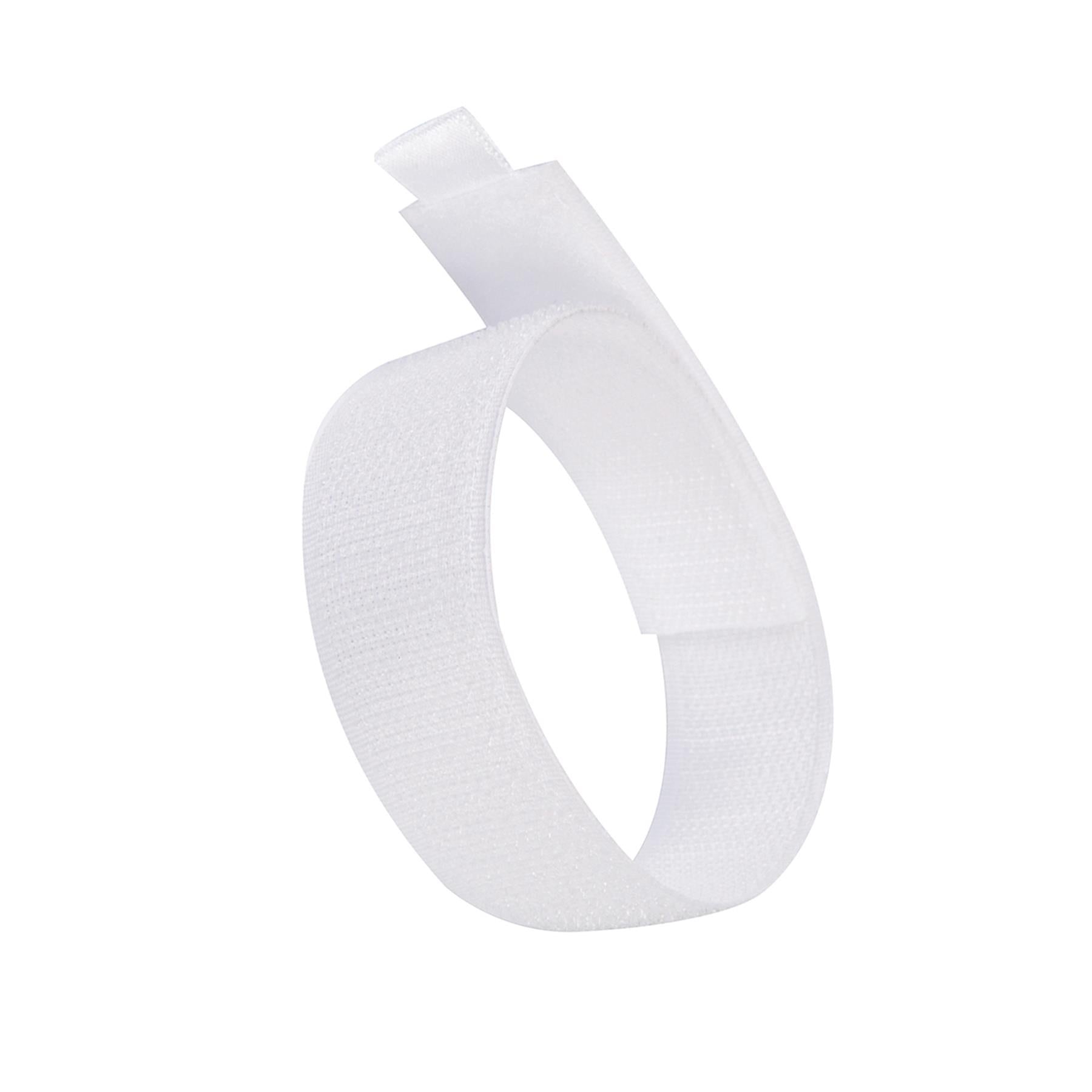 Hook and Loop 300mm White Nylon strap strapping Cable Ties with buckle Band luggage Strap