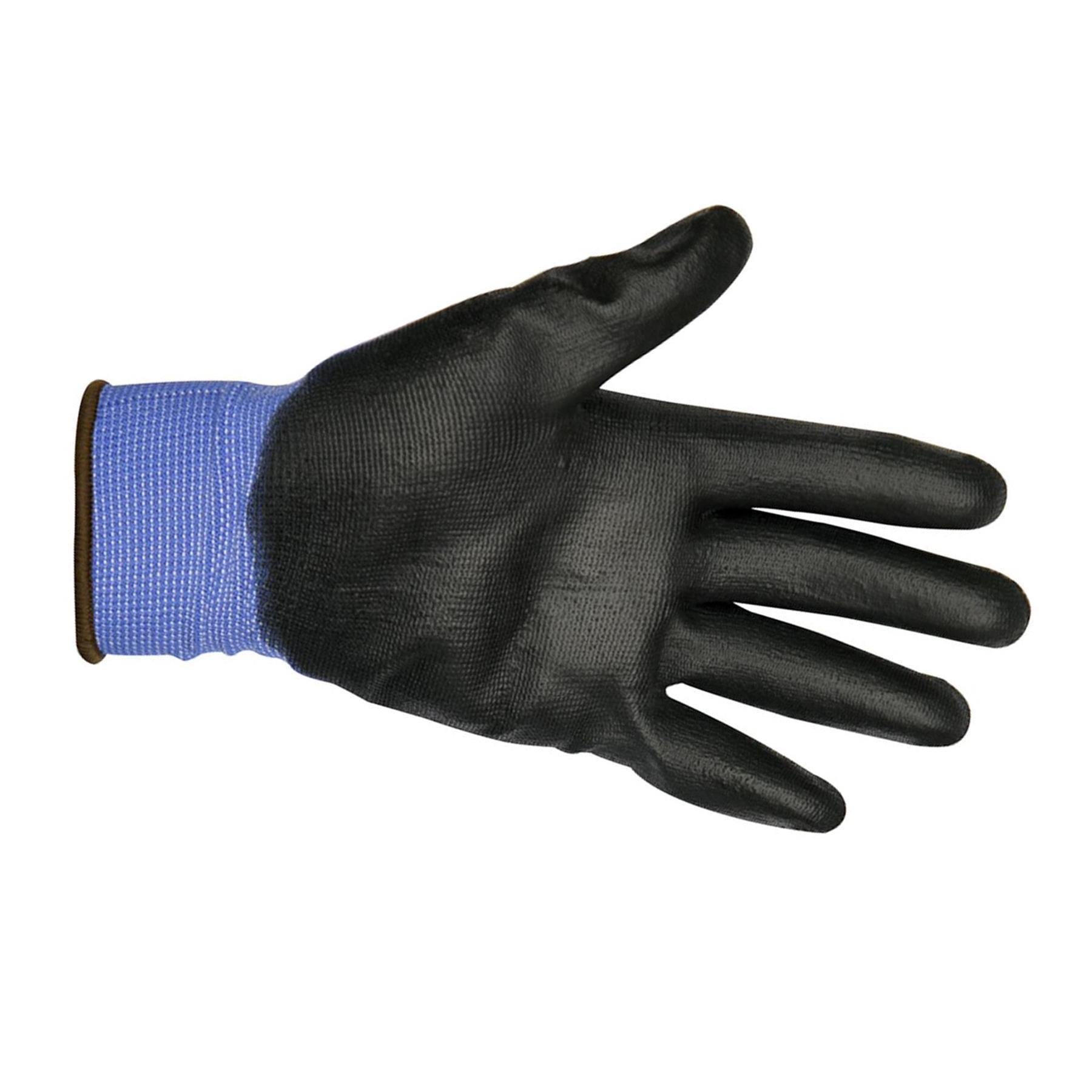 Sealey Flexible Lightweight Precision Work Safety Grip Gloves Large Pack of 12 Pairs