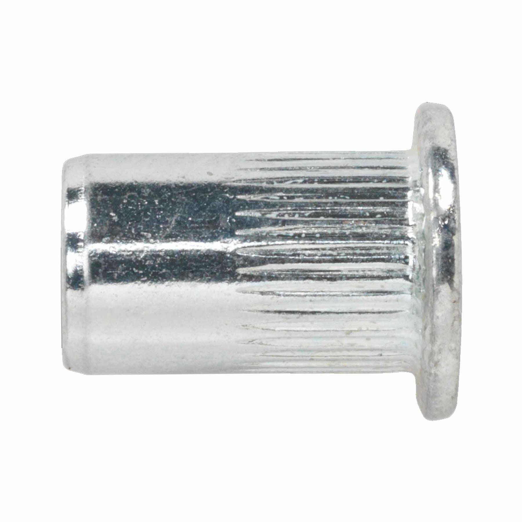 Threaded Insert (Rivet Nut) M4 Splined Pack of 50. Sealey