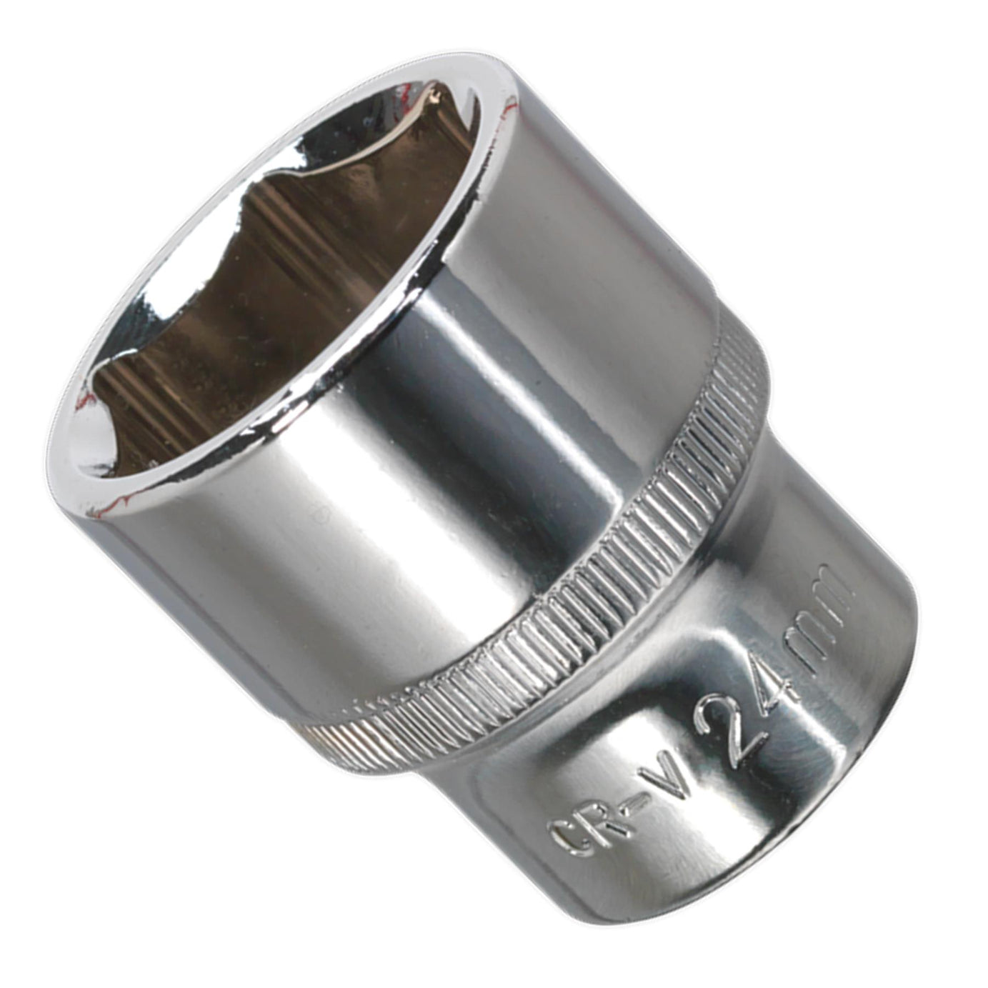 Sealey WallDrive Socket 24mm 1/2"Sq Drive Fully Polished