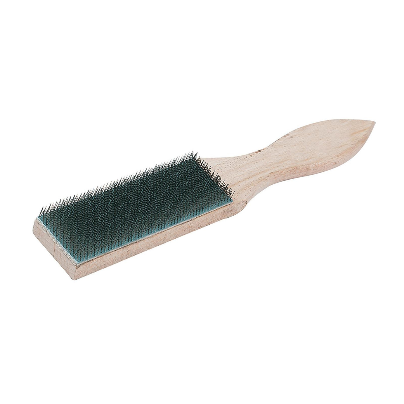 File Card Brush Wooden 40mm Ultra-Fine Hardened Steel Wire And Wooden Back