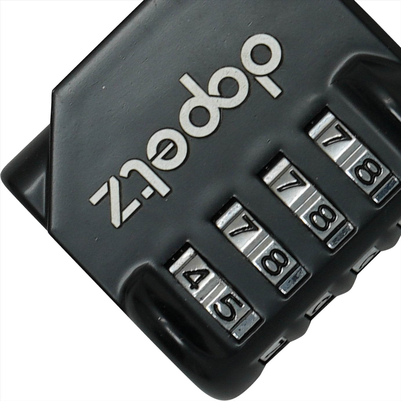 4 Digit Combination Lock Padlock Sleek Weatherproof Heavy Duty Locker Gym Travel