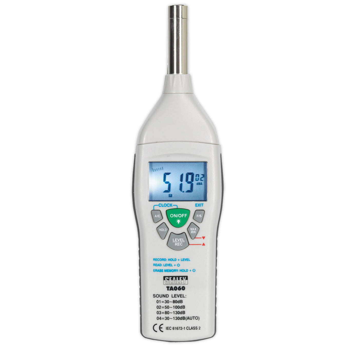 Sealey Sound Level Meter Diagnostic Tool Work Tools TA060