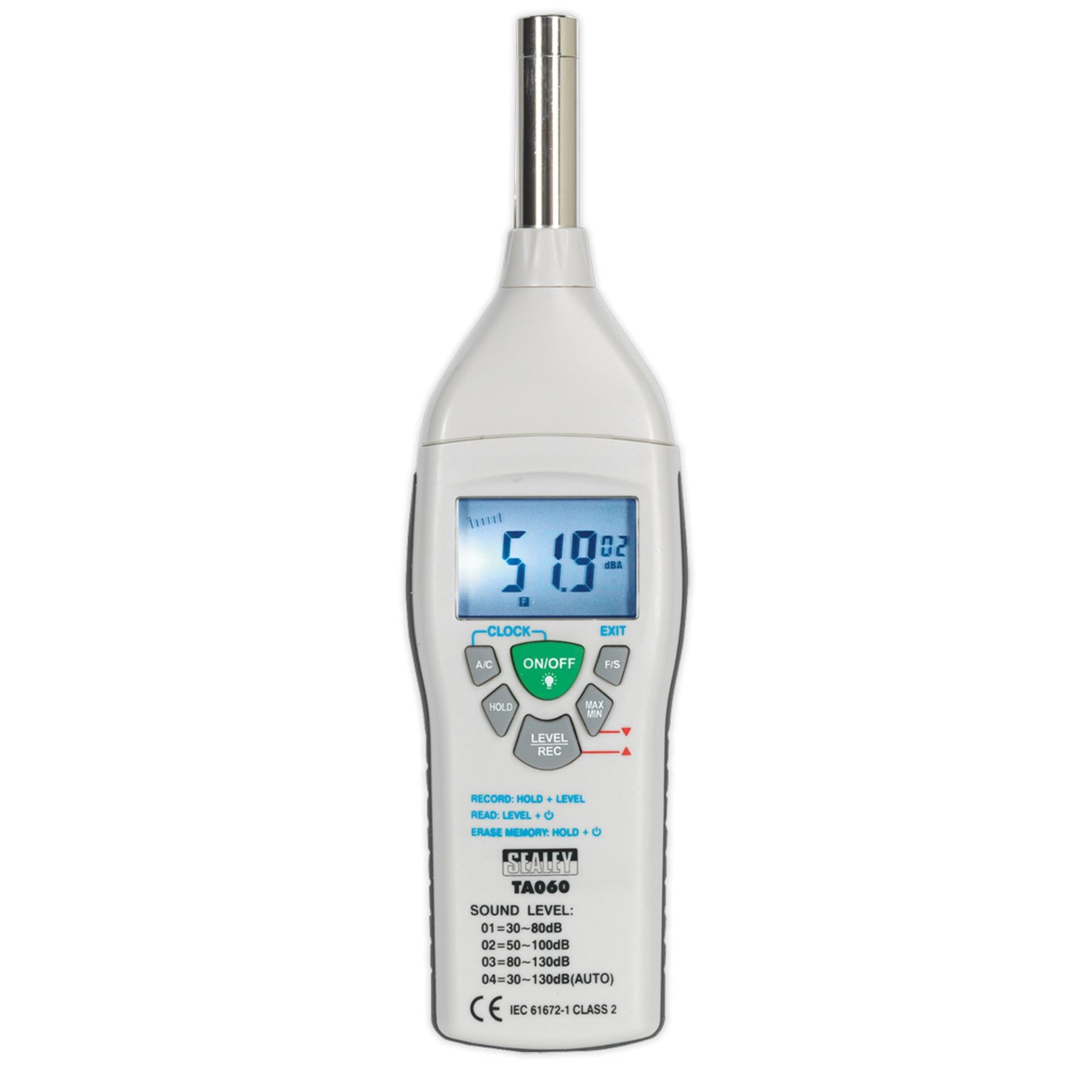 Sealey Sound Level Meter Diagnostic Tool Work Tools TA060