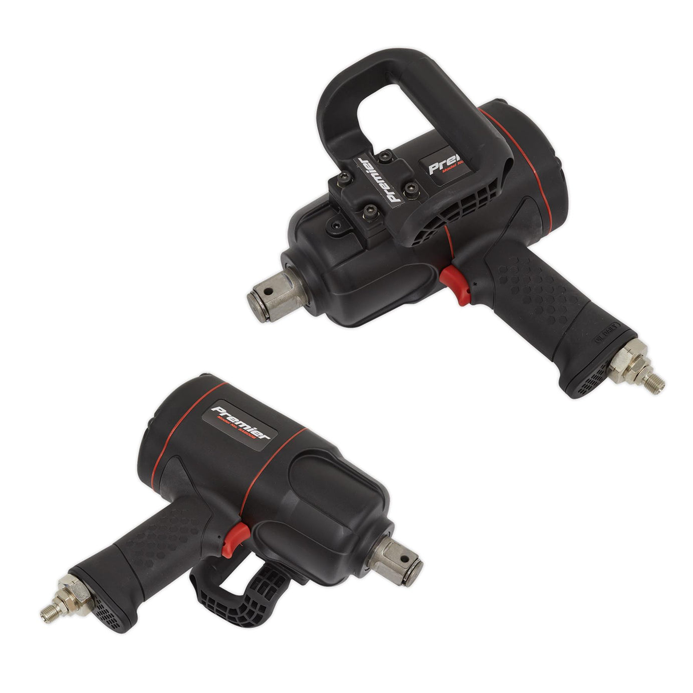 Sealey Air Impact Wrench 1"Sq Drive - Twin Hammer Lightweight Handling Heavyweight Power