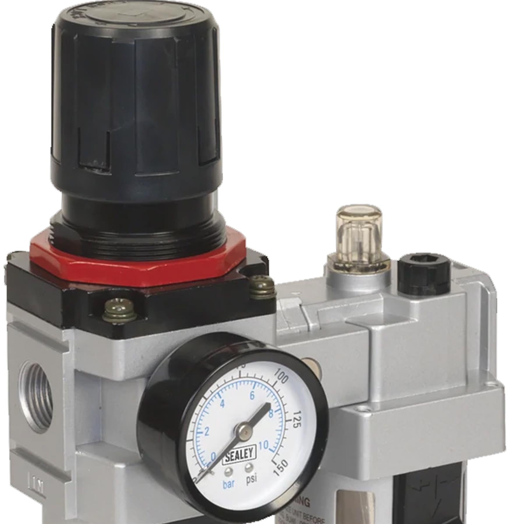 Sealey Air Filter/Regulator/Lubricator - High Flow