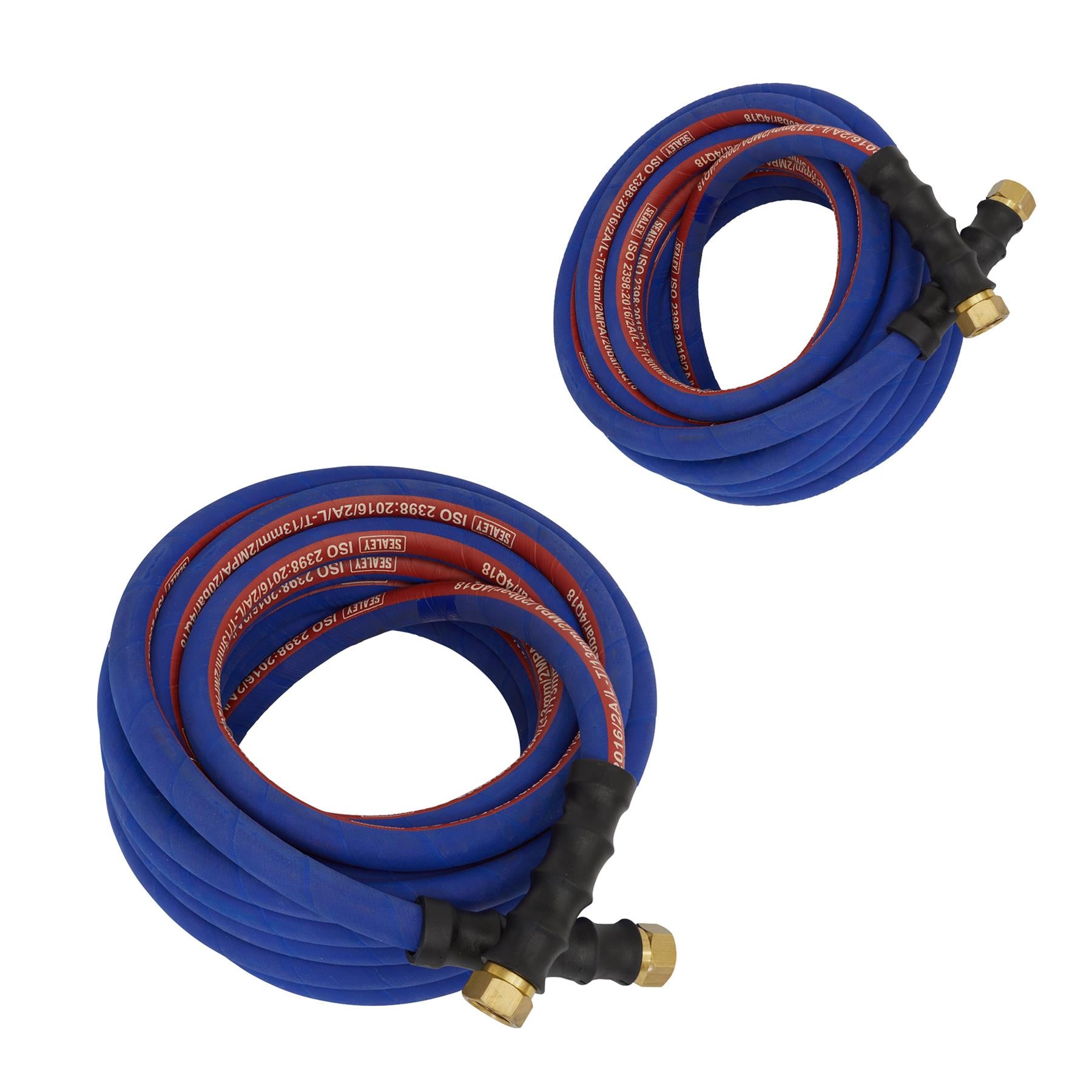 Sealey Air Compressor Hose 10m x Ø13mm with 1/2"BSP Unions Extra-Heavy-Duty