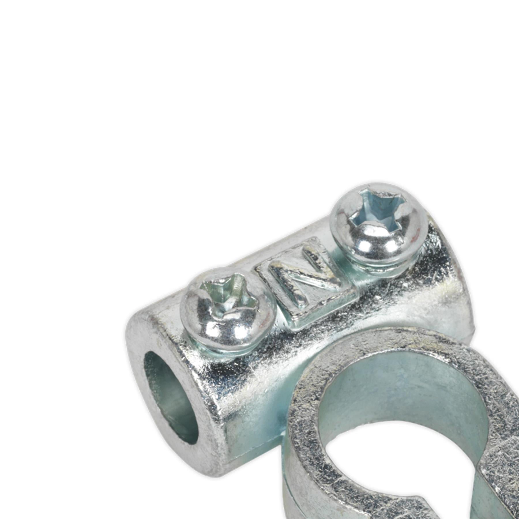 Sealey Battery Terminal 24V Negative Medium-Duty Pack of 10