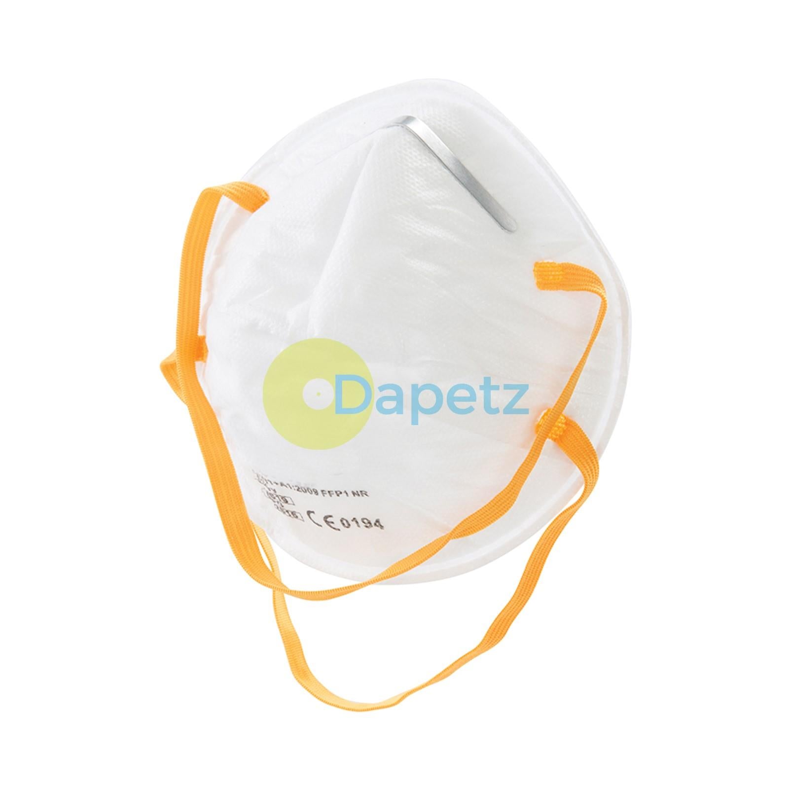 10 Face Mask Respirator FFP1 Sanding Paint Aerosol Dust Bodyshop Safety Moulded