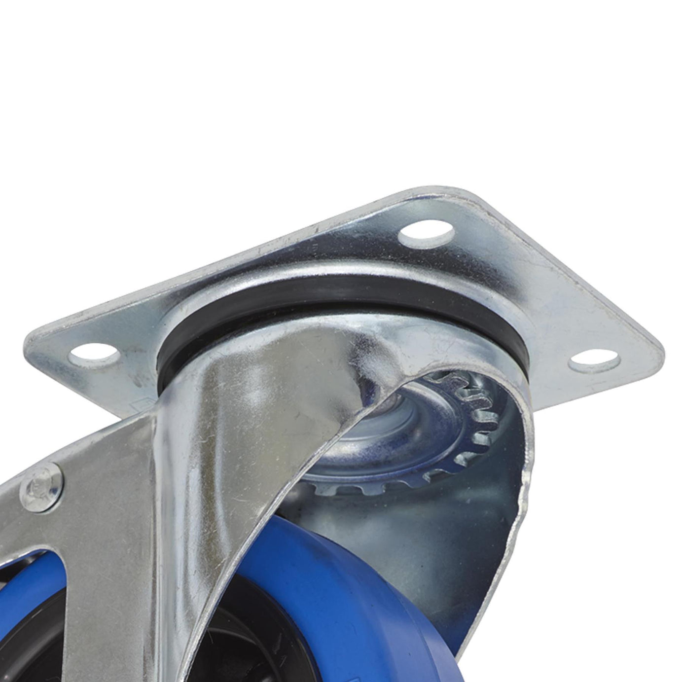 Sealey Castor Wheel Swivel Plate with Total Lock 125mm
