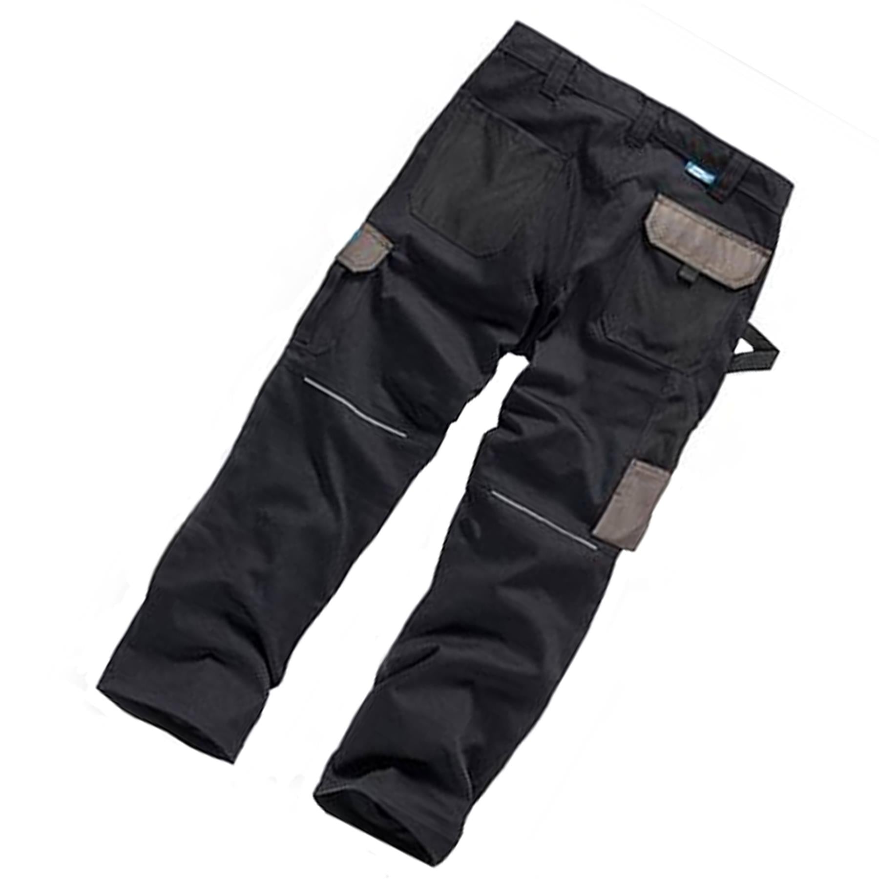 Tough Grit Holster Work Trouser Trade Flex Holster Trouser Black 30L