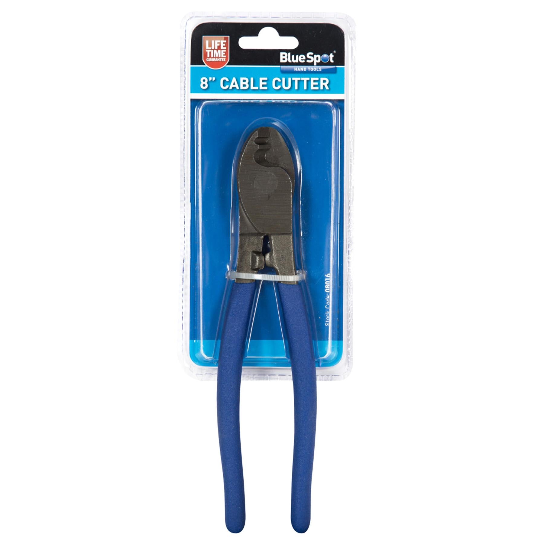 BlueSpot 200mm 8" CABLE WIRE CUTTERS Heavy Duty Electrician Plier Cutter (8-20)