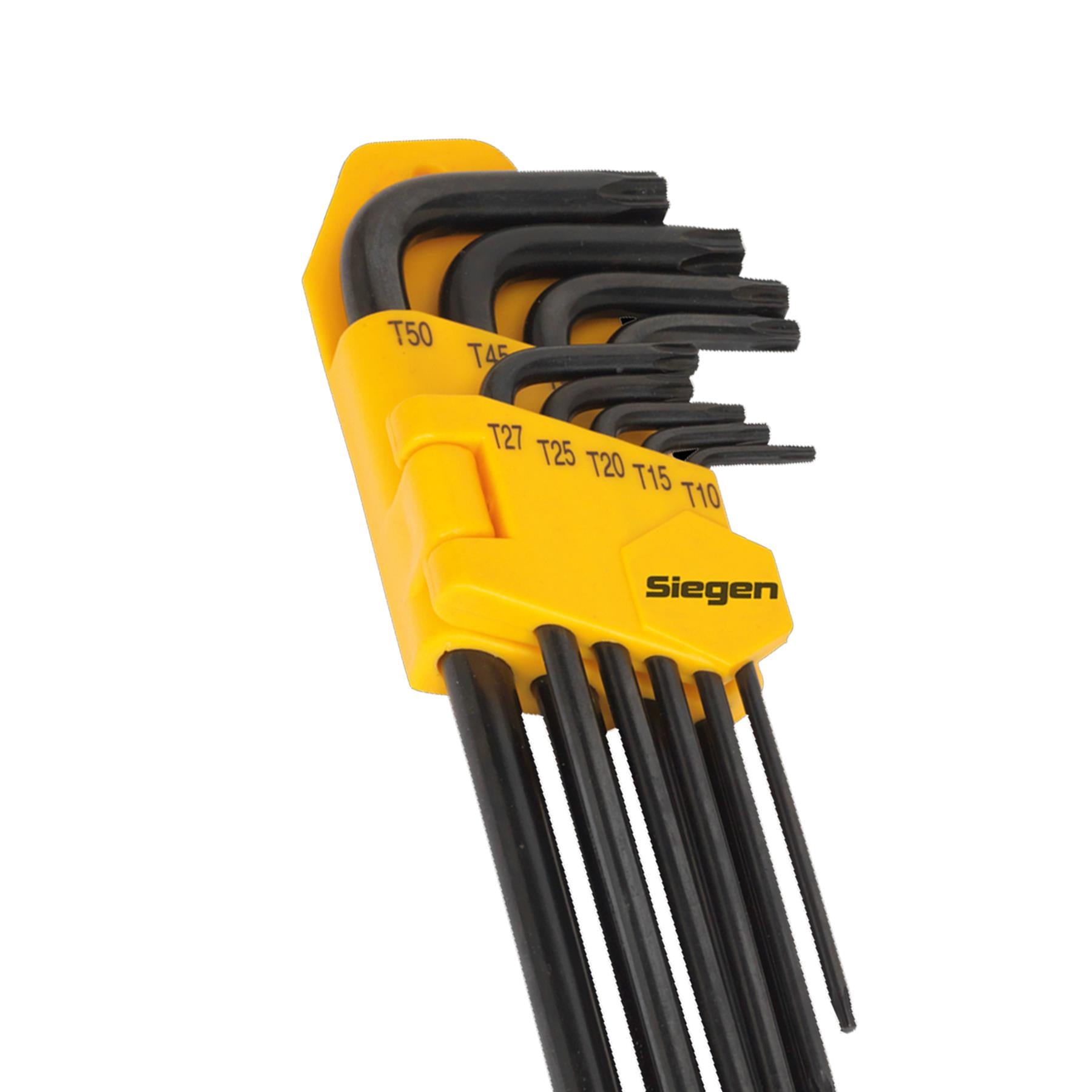 Sealey TRX-Star* Key Set 9pc Extra-Long