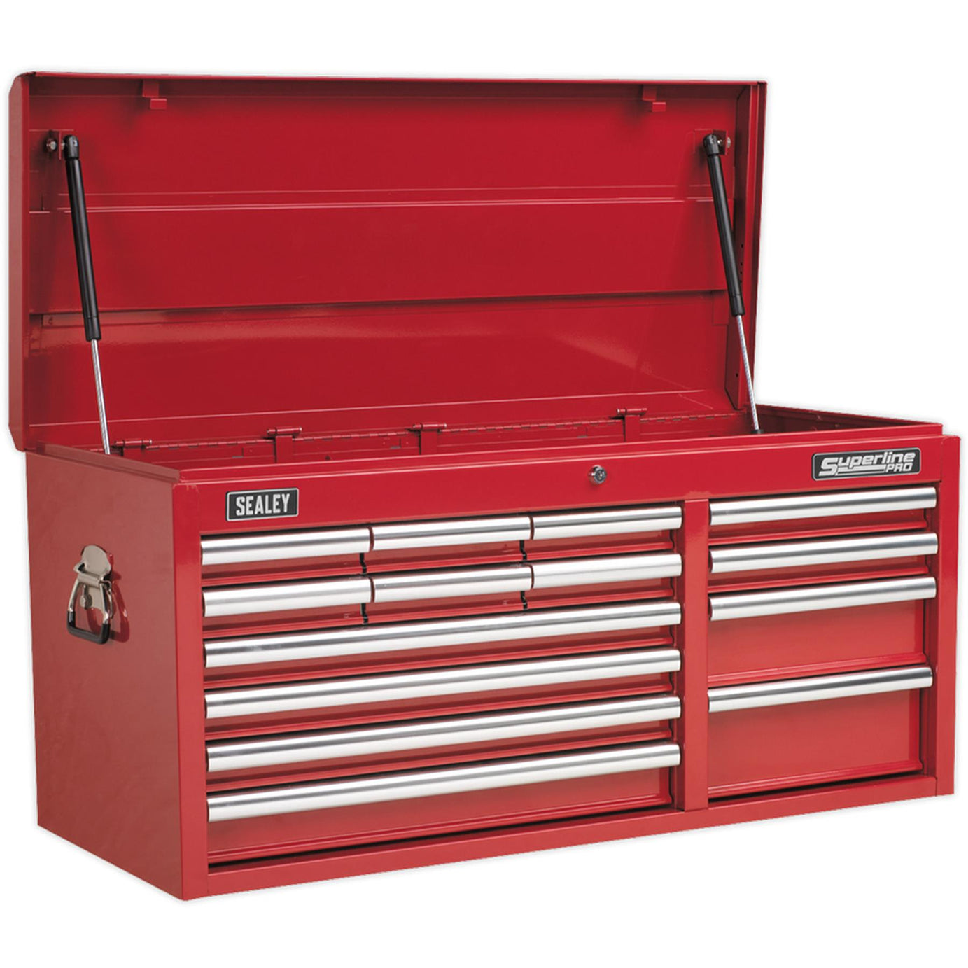 Sealey Topchest 14 Drawer with Ball Bearing Slides Heavy-Duty - Red