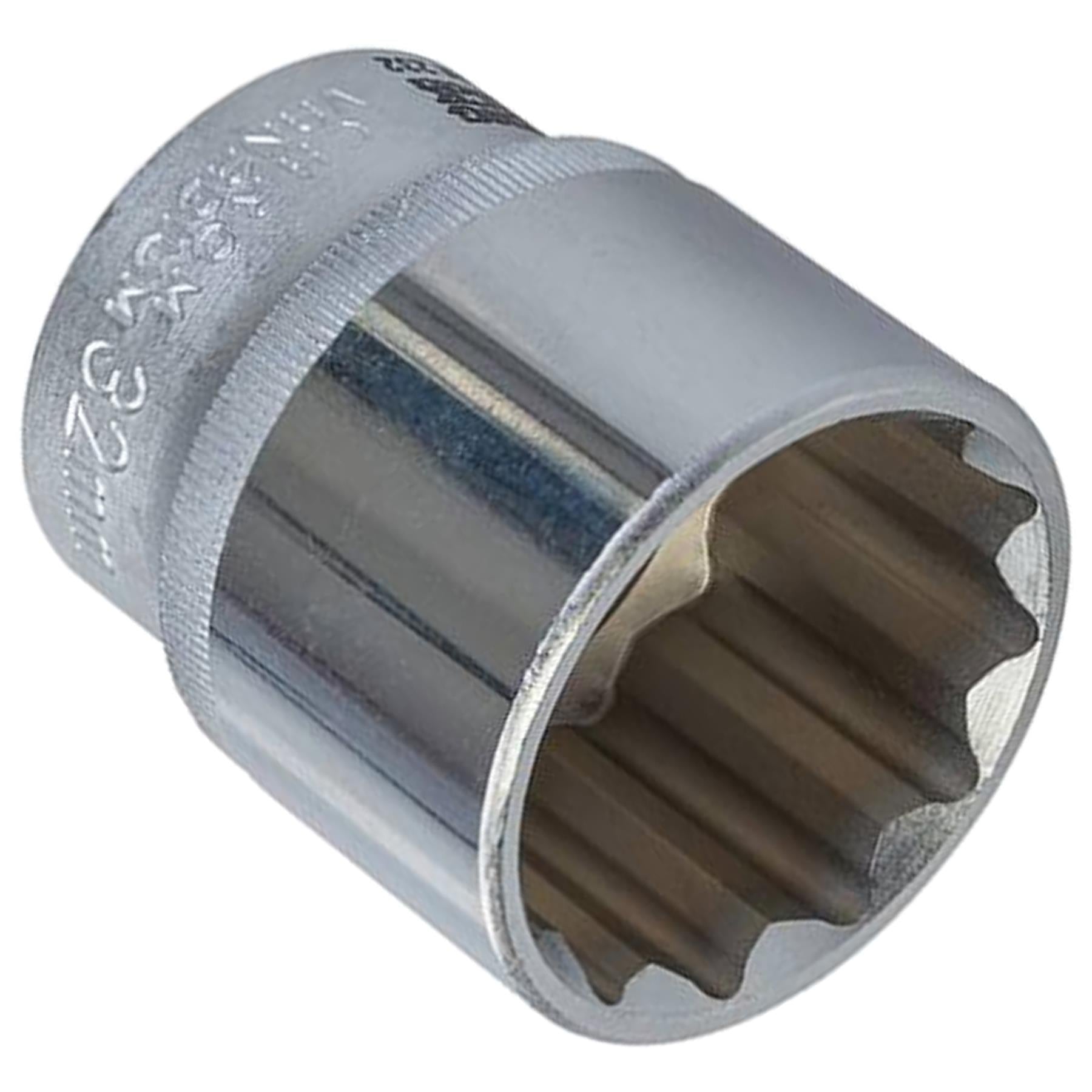 King Dick Socket 1/2" SD 12 Point (12pt) Metric 32mm