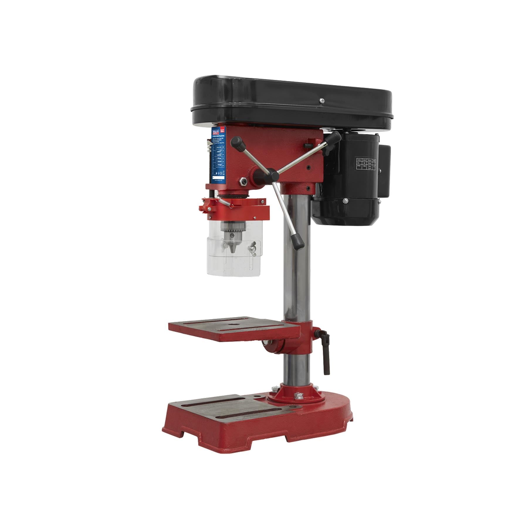 Sealey Pillar Drill 5-Speed Hobby Model 580mm Height 350W/230V