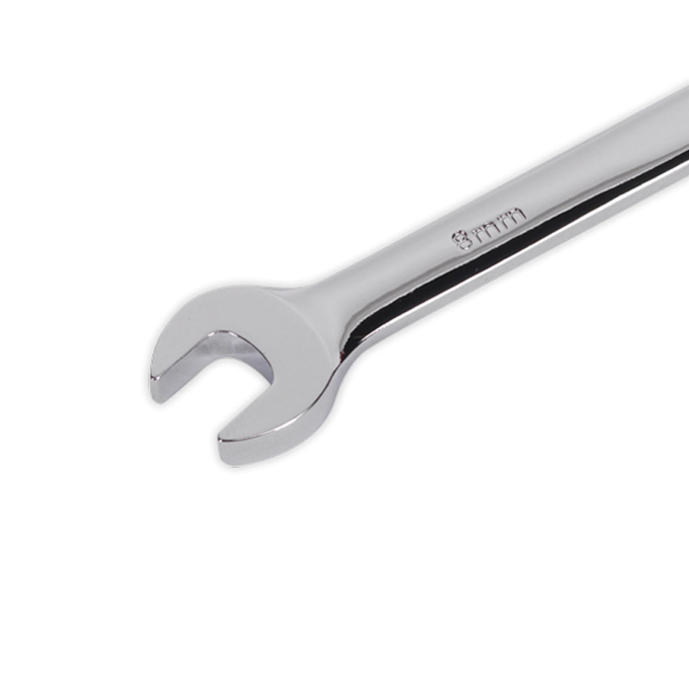 Sealey Ratchet Combination Spanner 8mm Chrome Vanadium Steel