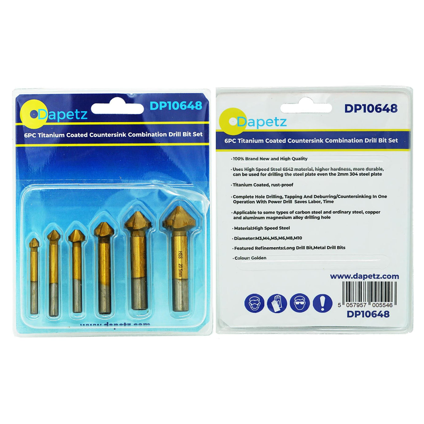 Combination Drill Tap Bit Set 