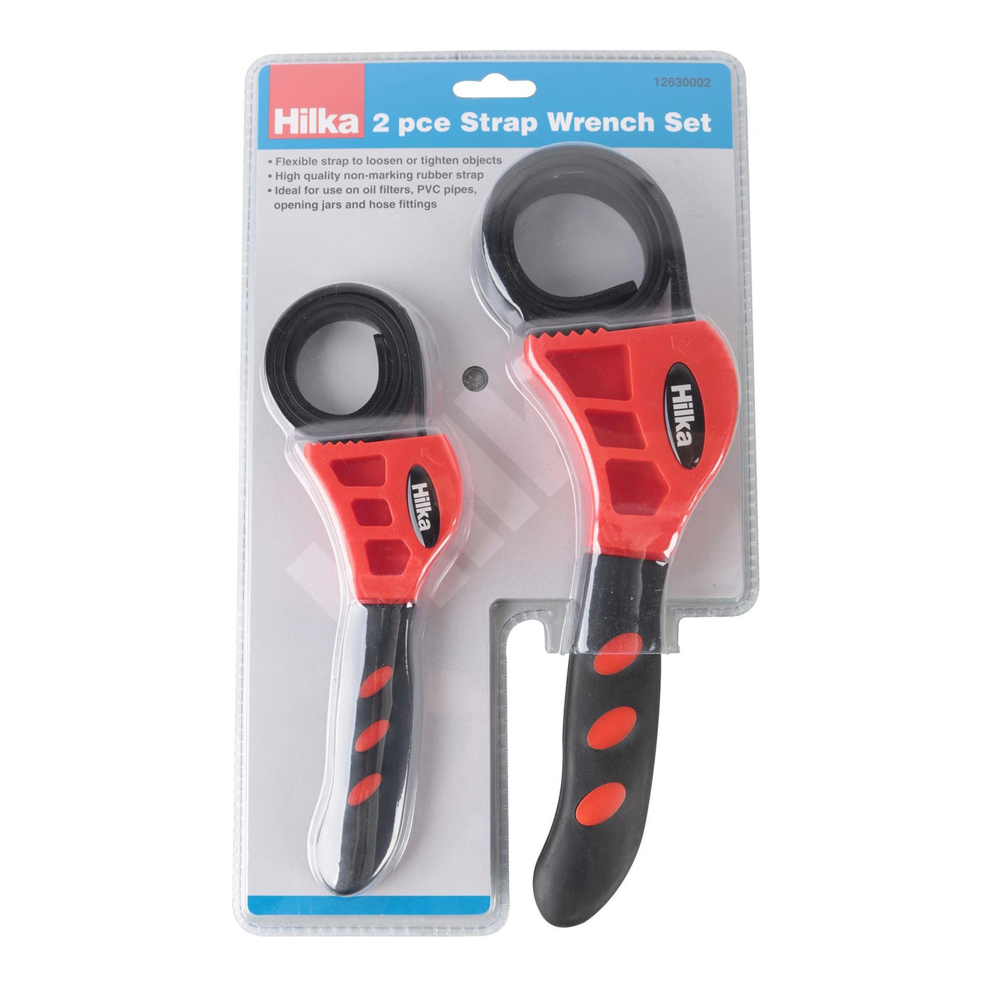 Hilka 2 Piece Strap Wrench Set