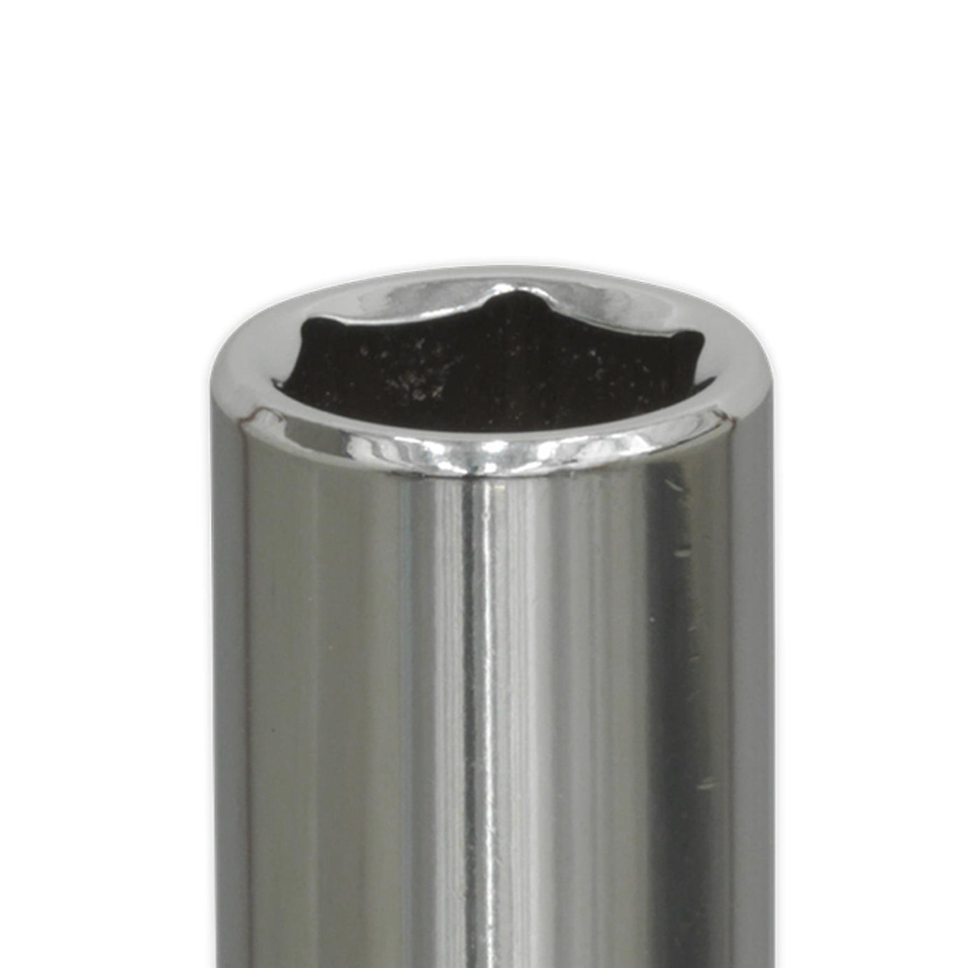 Sealey WallDrive® Socket 18mm Deep 3/8"Sq Drive Mirror Finished