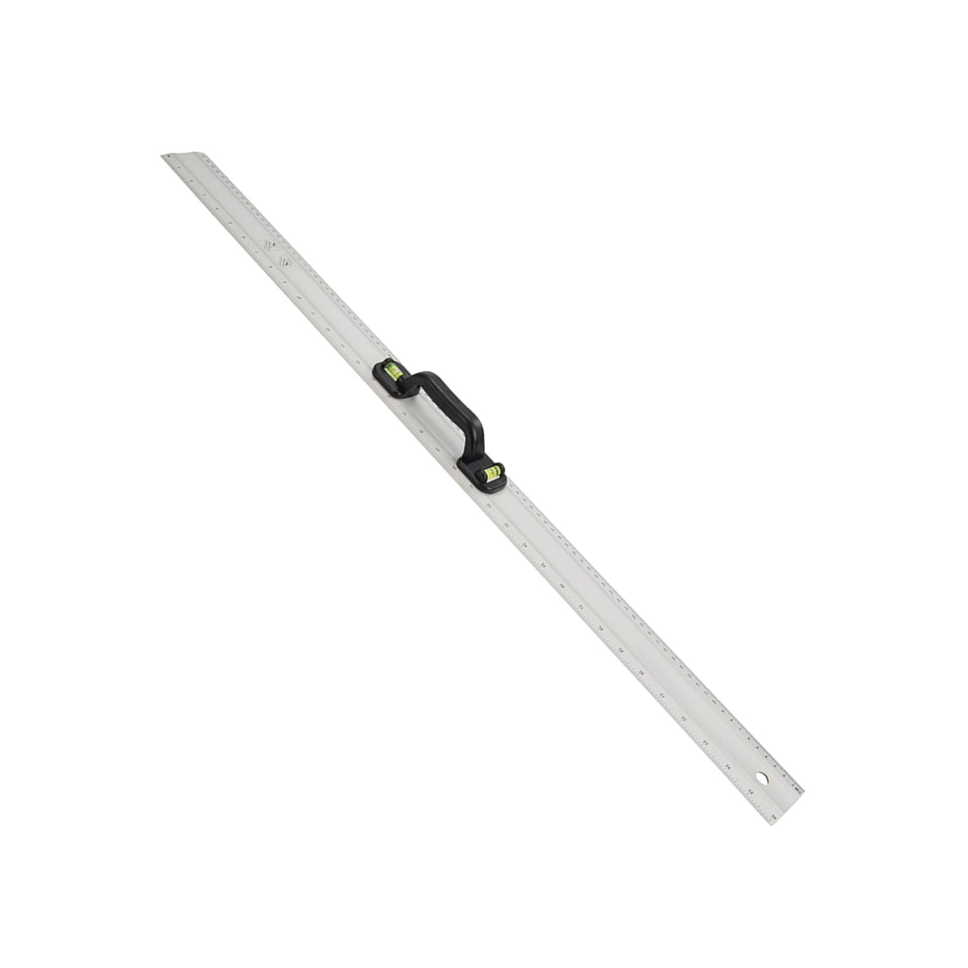 Aluminium Rule Spirit Level Ruler Straight Edge - 900mm With Rebated Edge