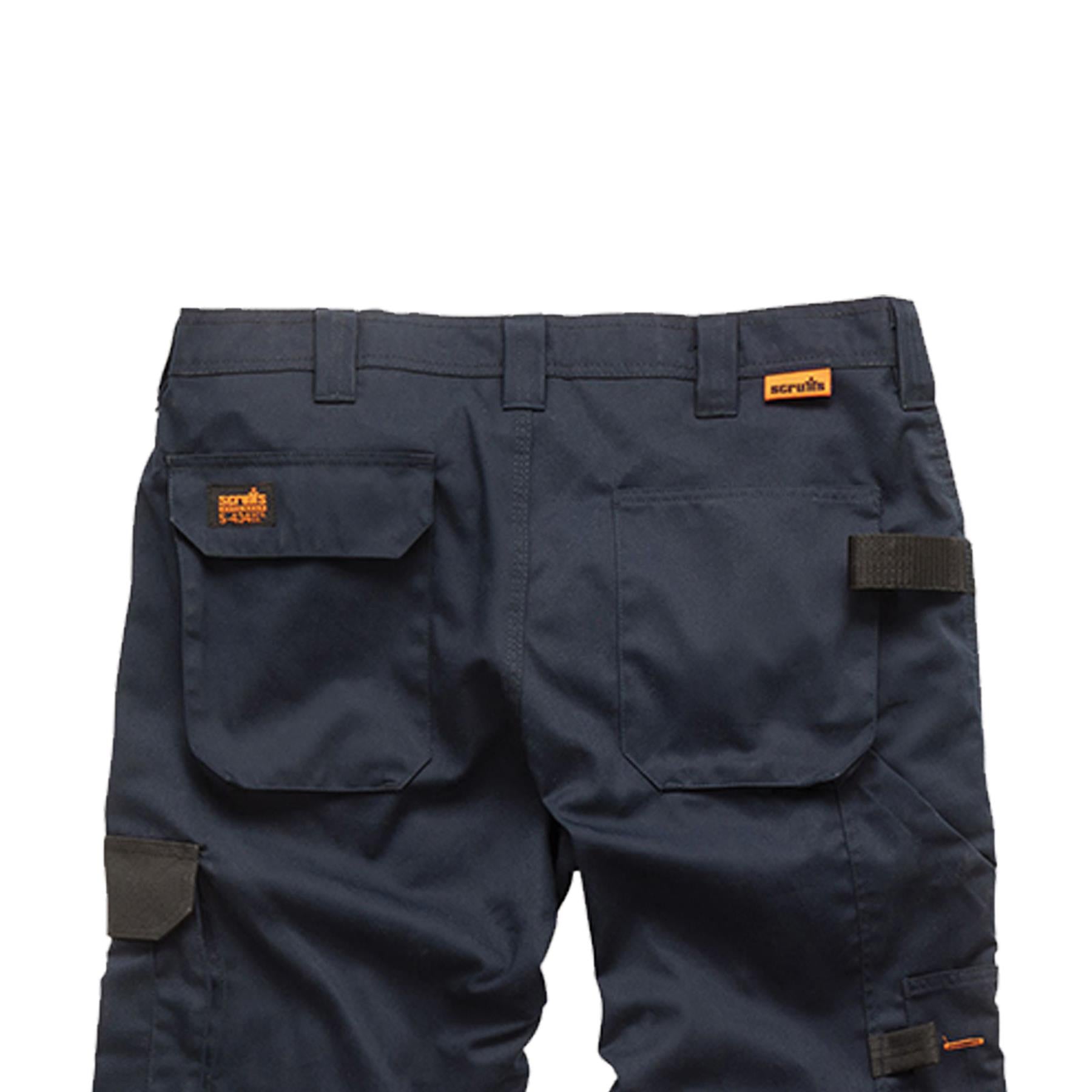 Scruffs Worker Trousers | Trade Hard Wearing Work Trousers NAVY (30S)
