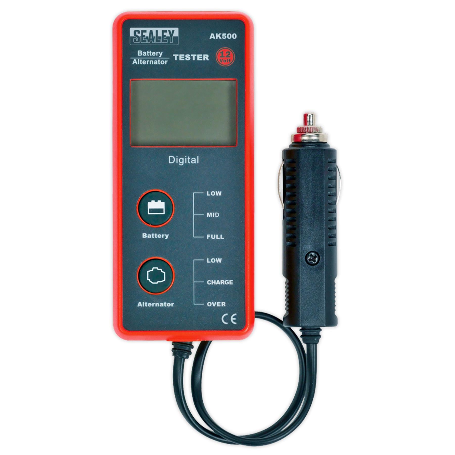 Sealey Car Van Battery Alternator Tester 12 Volt LCD Screen