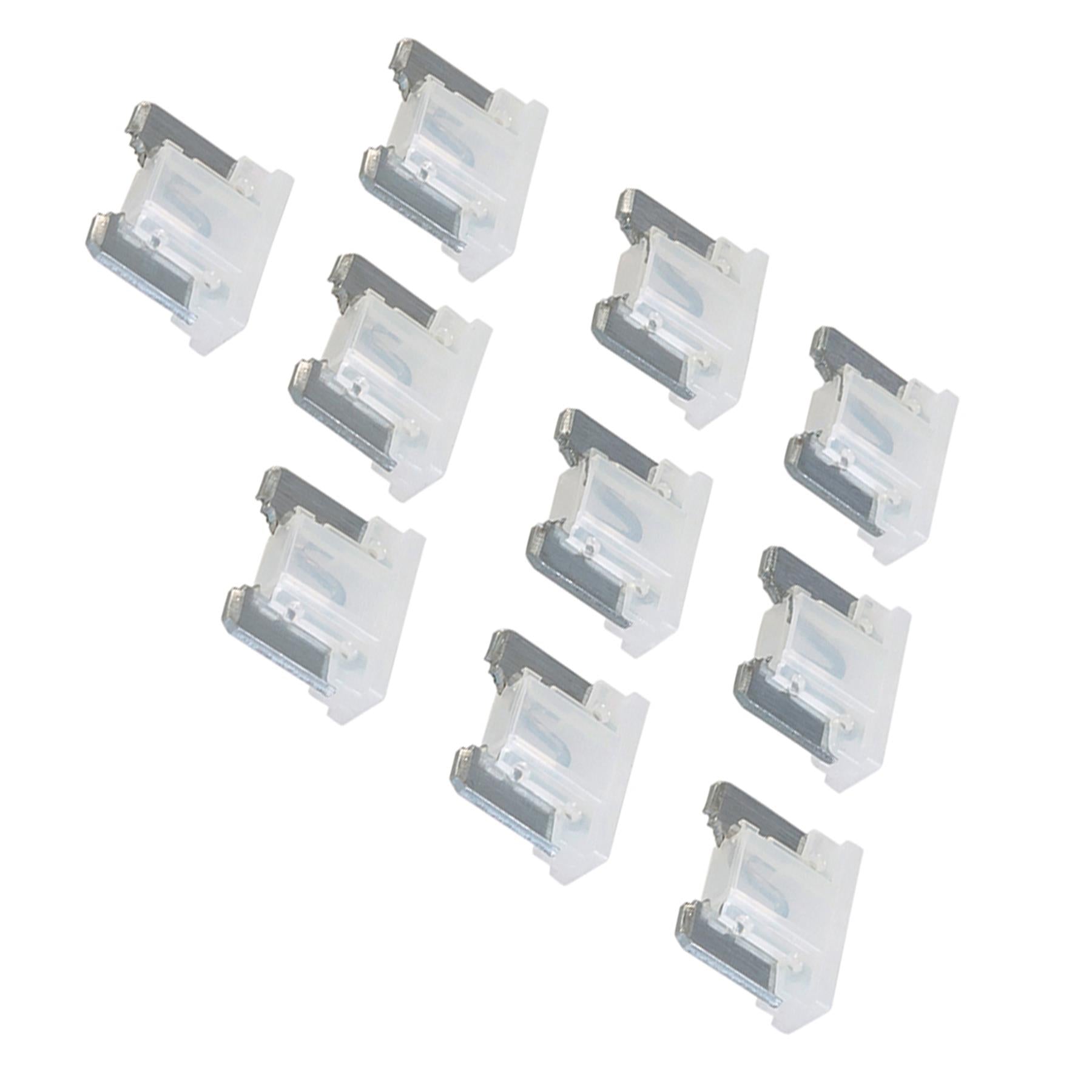 10 X 25A Mini-sized Blade Fuse Automotive Low profile Clear Up To 32V Cargo