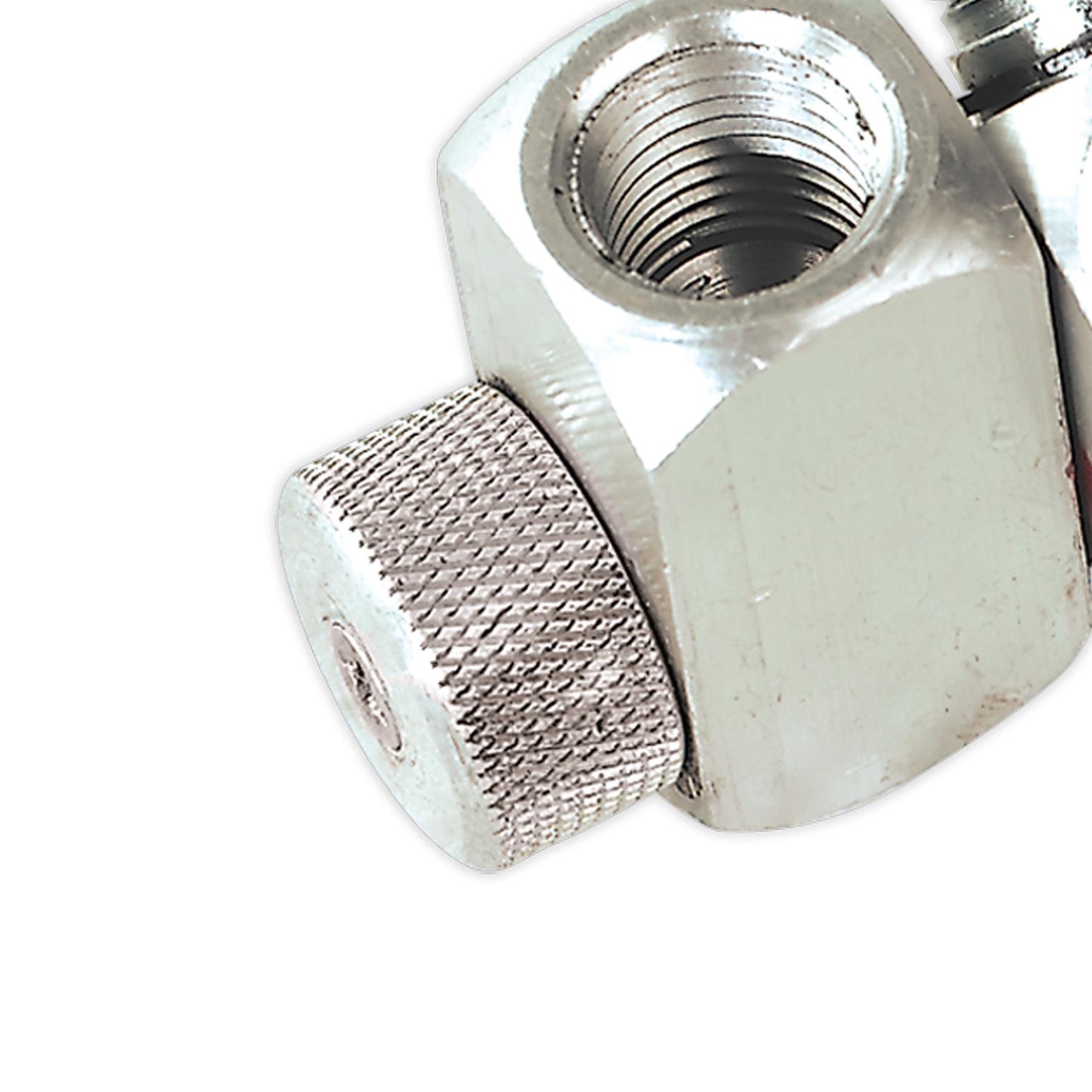 Sealey Z-Swivel Air Hose Connector with Regulator 1/4"BSP