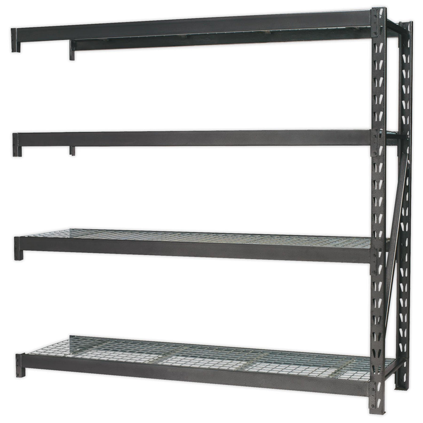 Sealey HD Racking Extension 4 Mesh Shelves 640kg Capacity/Level