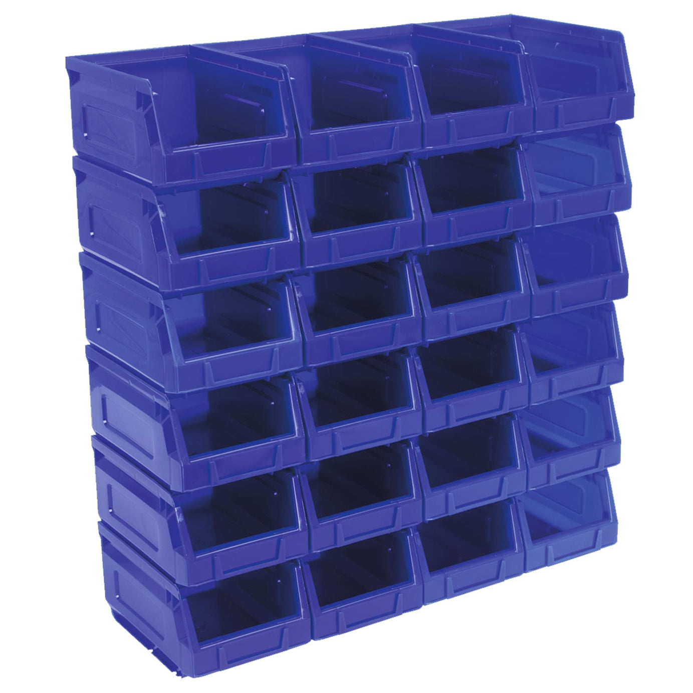 Sealey Plastic Storage Bin 105 x 165 x 85mm - Blue Pack of 24