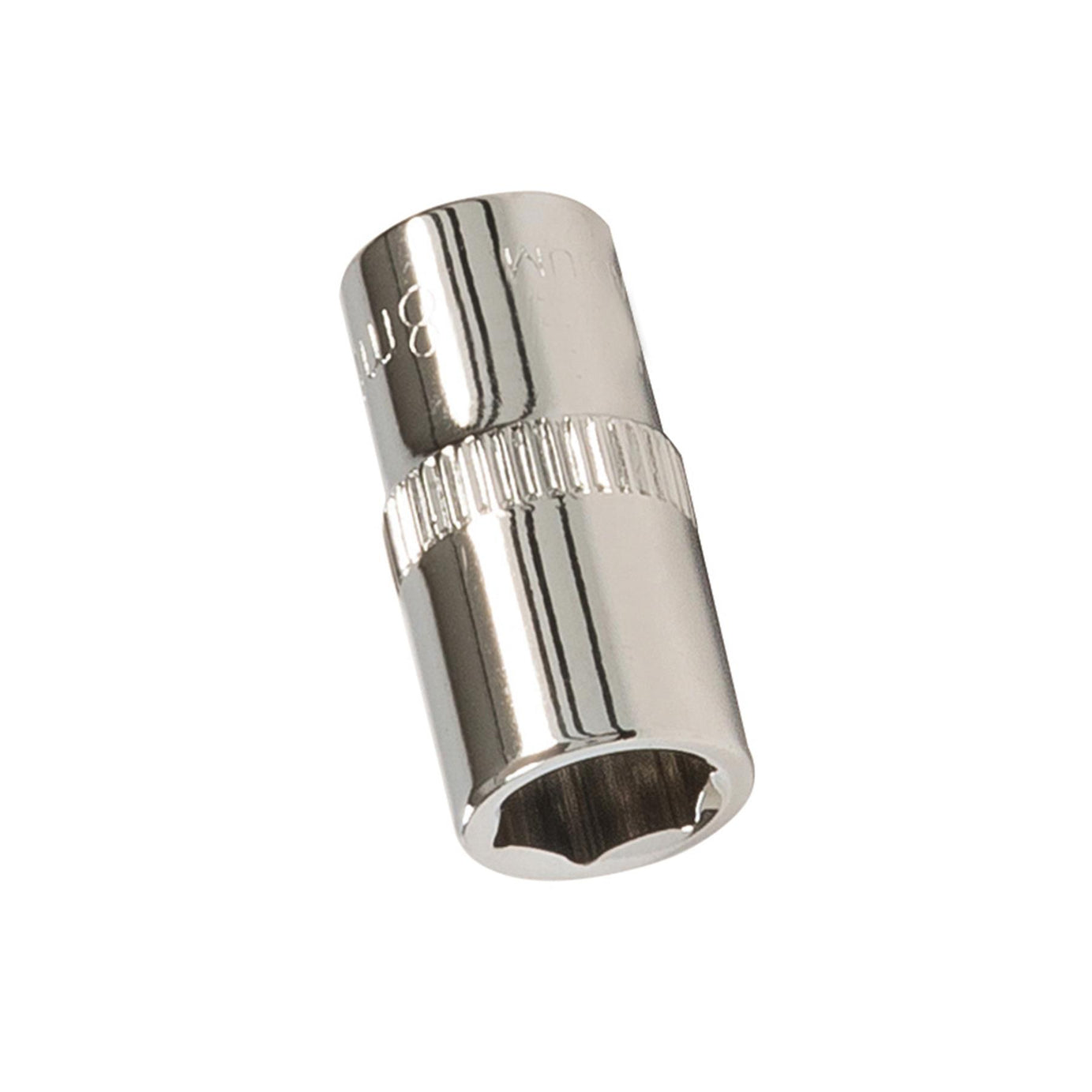 Quality Socket 1/4" Drive Metric Hex Square 8mm Individual Hex Polished Crv