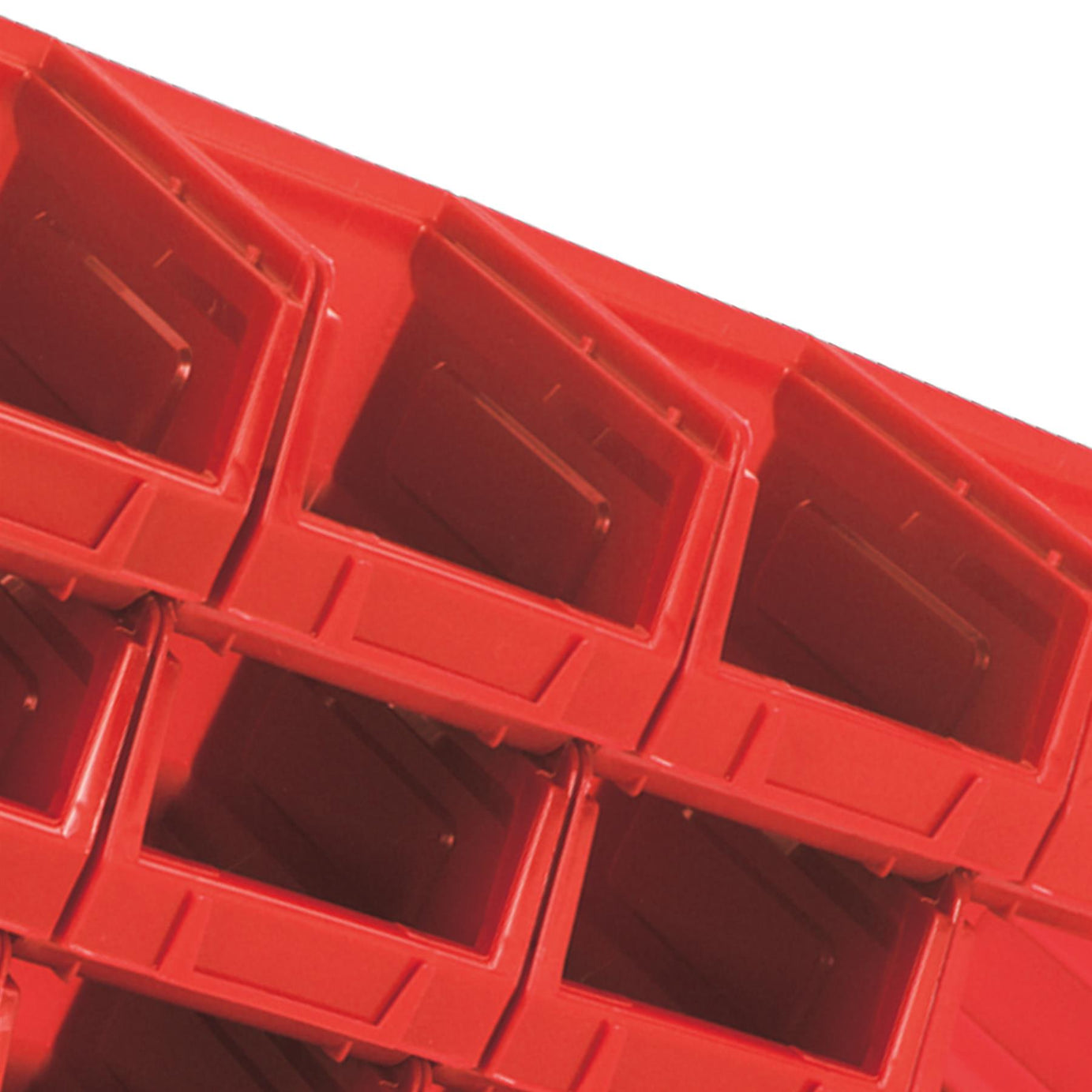 Sealey Plastic Storage Bin 105 x 165 x 85mm - Red Pack of 24
