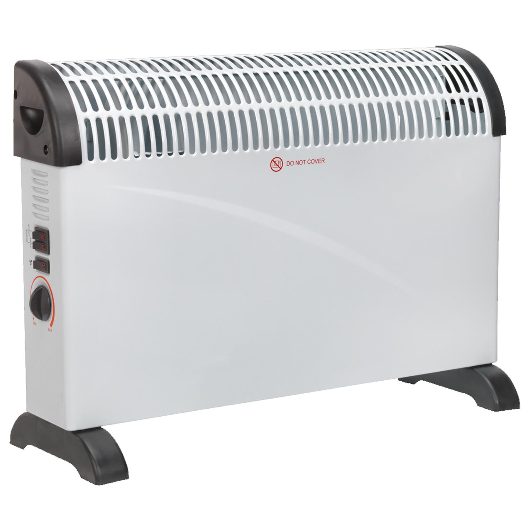 Sealey 2000W Convector Heater 3 Setting Thermostat Turbo Fan Home Office